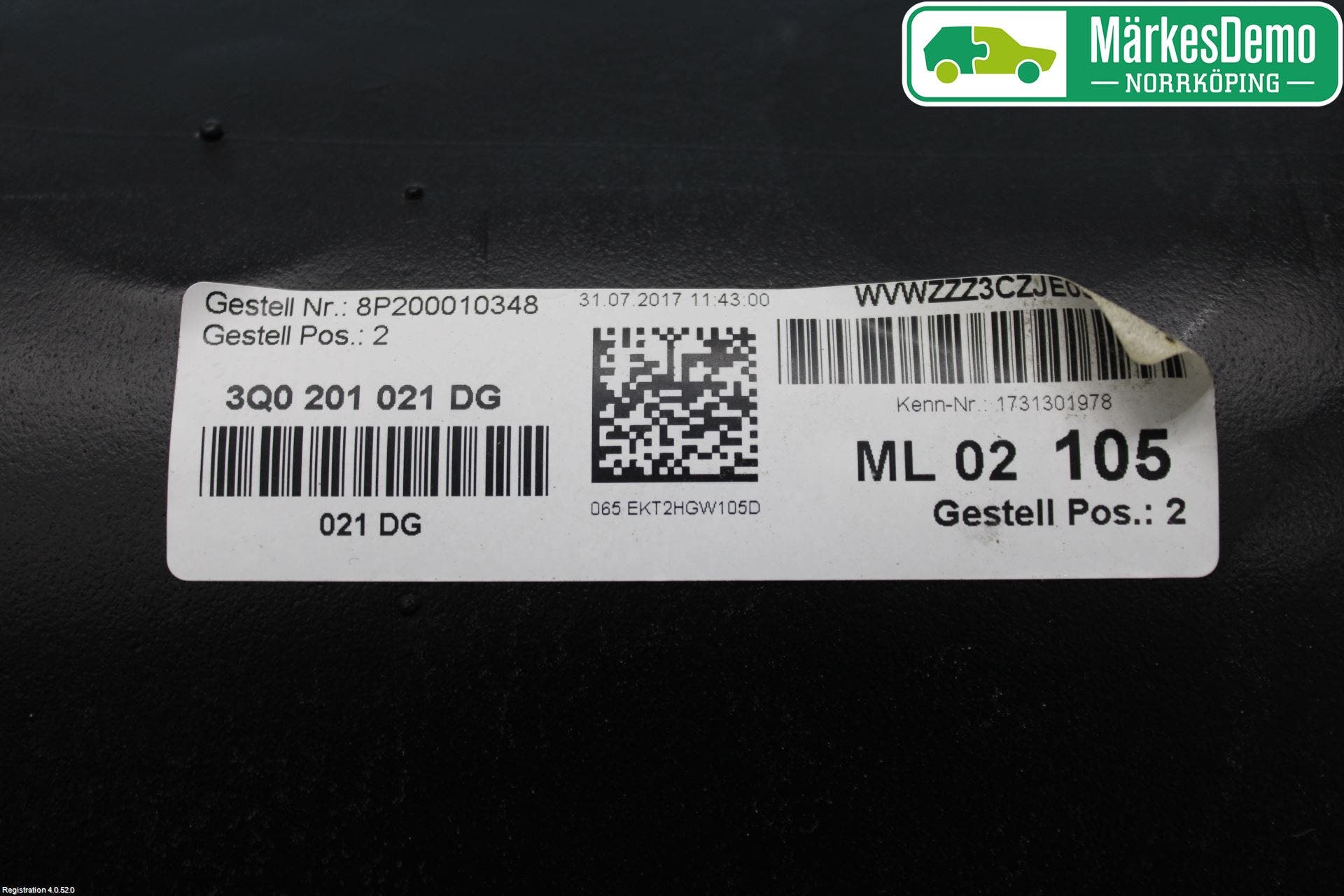 Volkswagen VW PASSAT 15-19 Bränsletank Insprutning