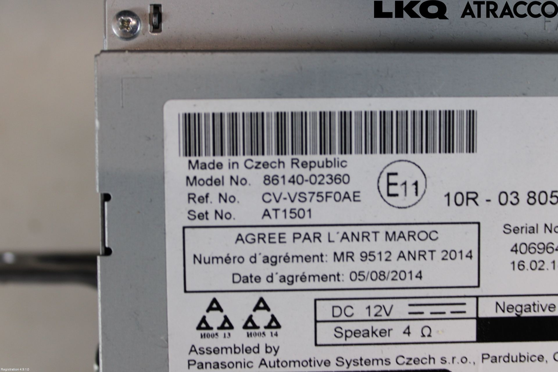 Toyota AURIS 13-19 Cd Radio - Multimediapanel