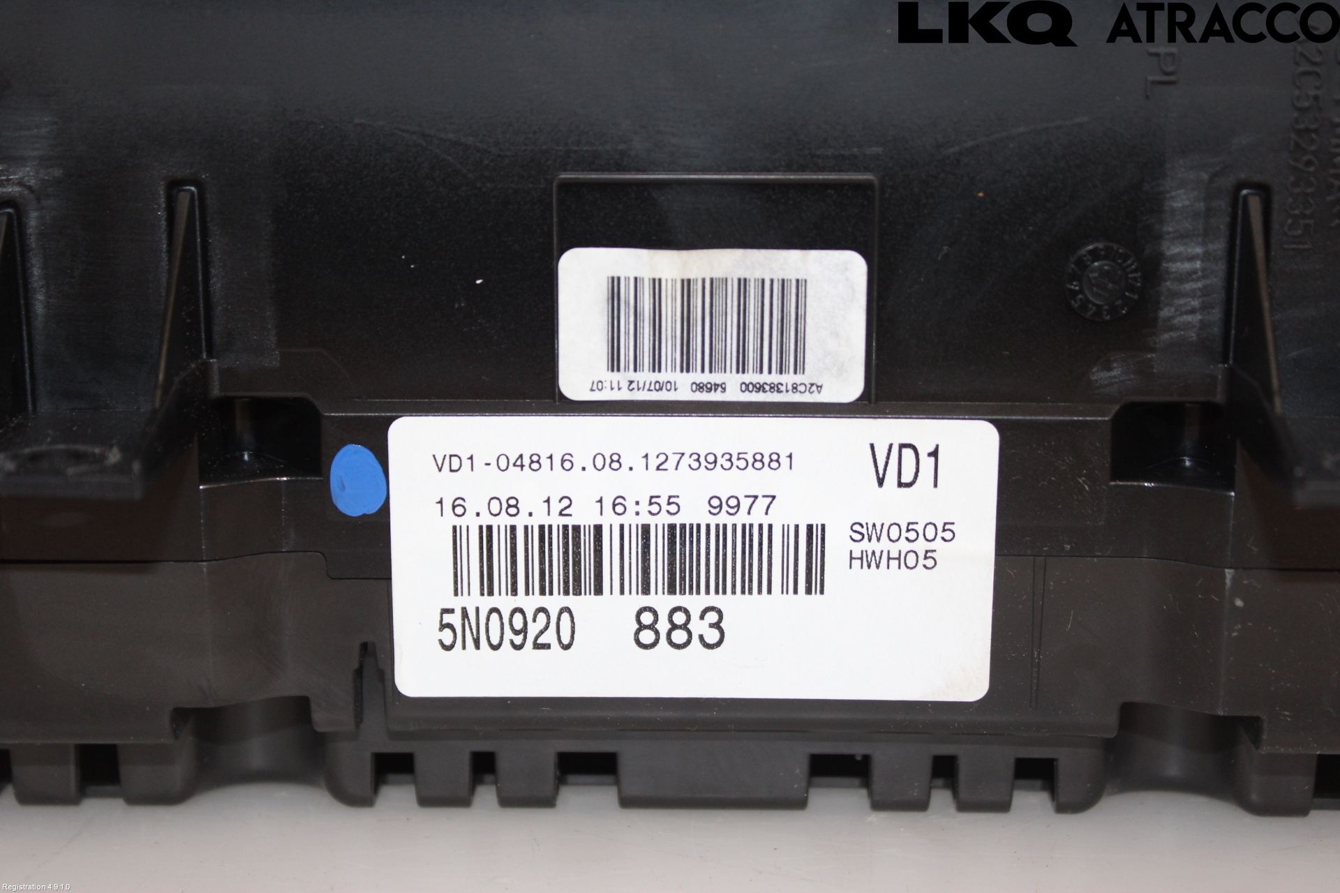 Volkswagen VW TIGUAN 07-16 Instrument Komb