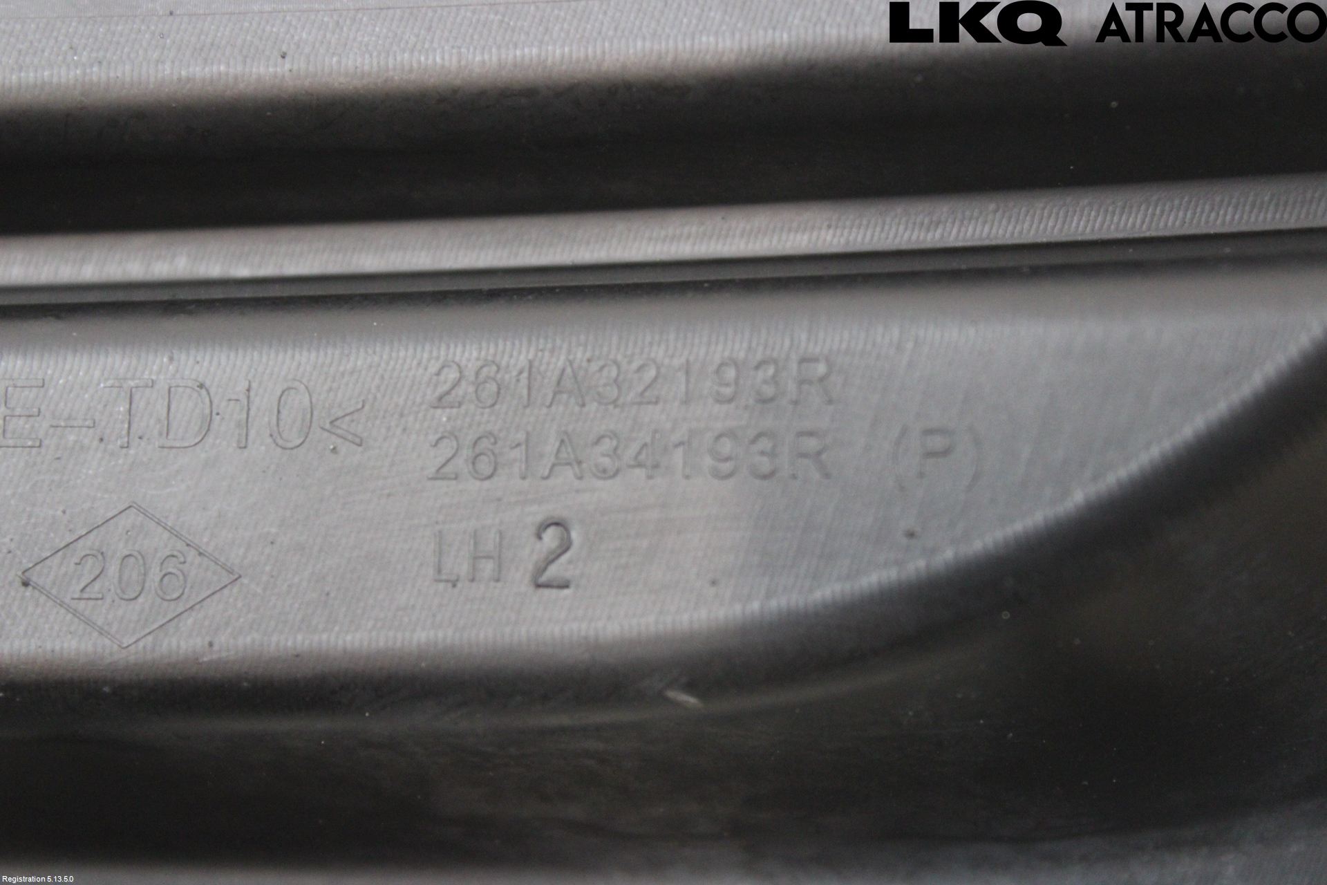 Renault MEGANE III 09-15 Dimljussarg Fram