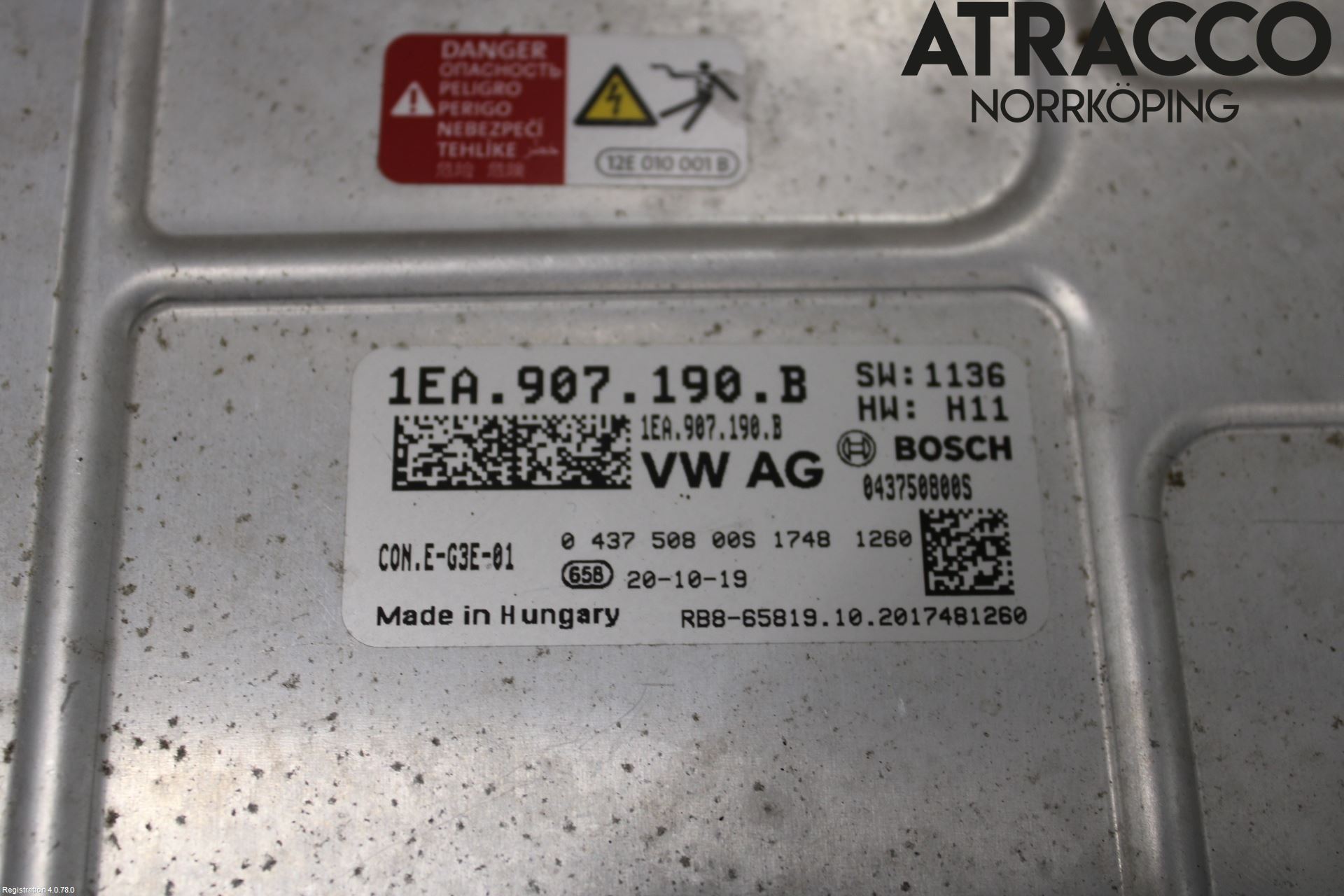 Volkswagen VW ID.3 21- Dc-Cd Omvandlare Hybrid