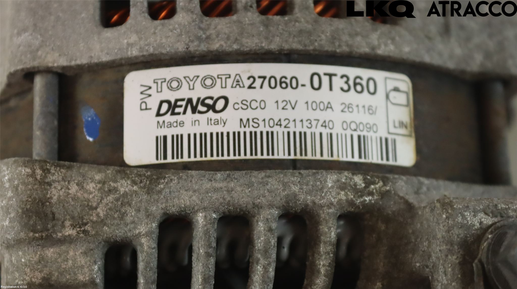 Toyota AVENSIS 16-18 Generator