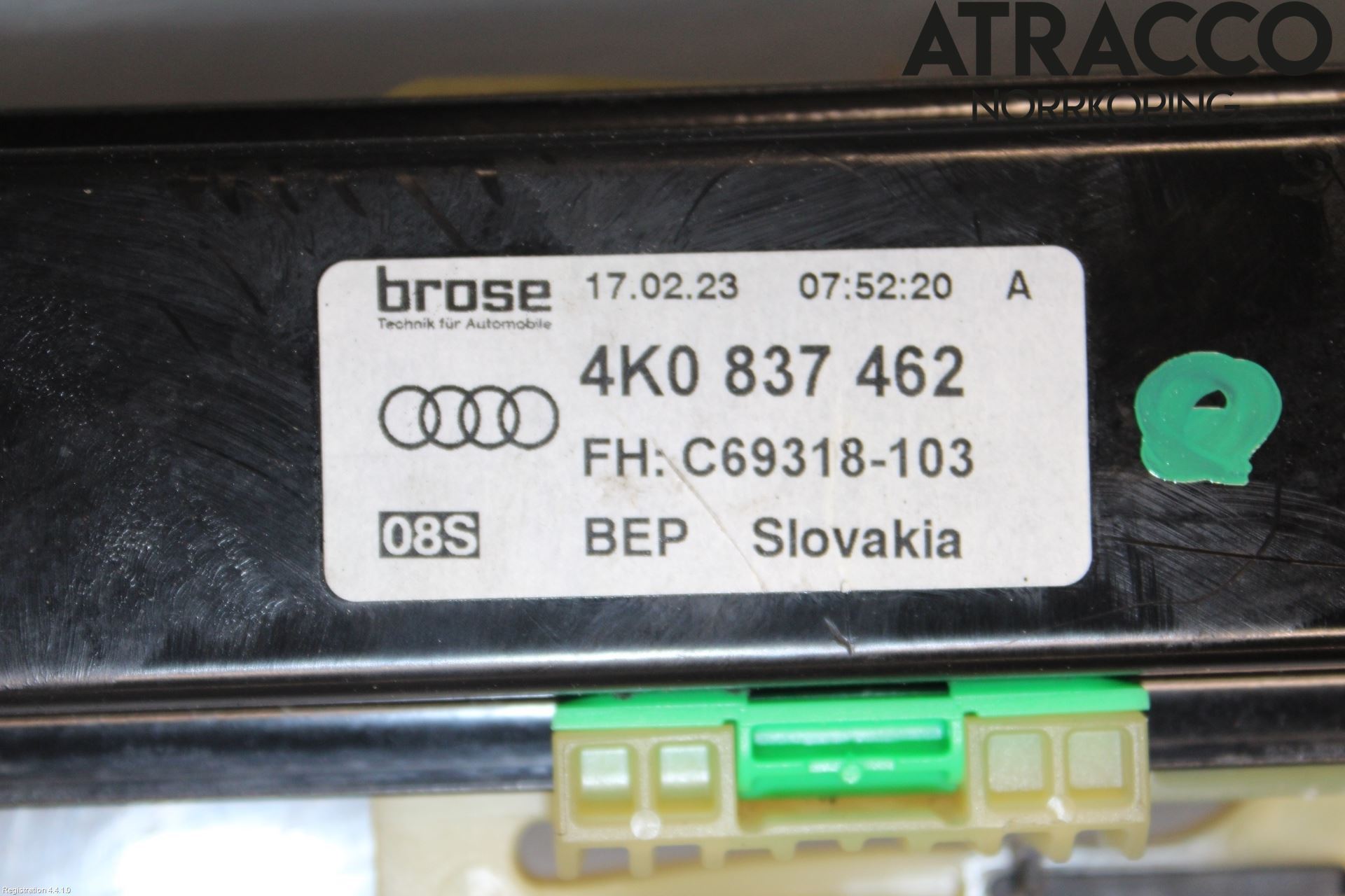 Audi A6/S6 E-TRON 24- Fönsterhiss El Kompl