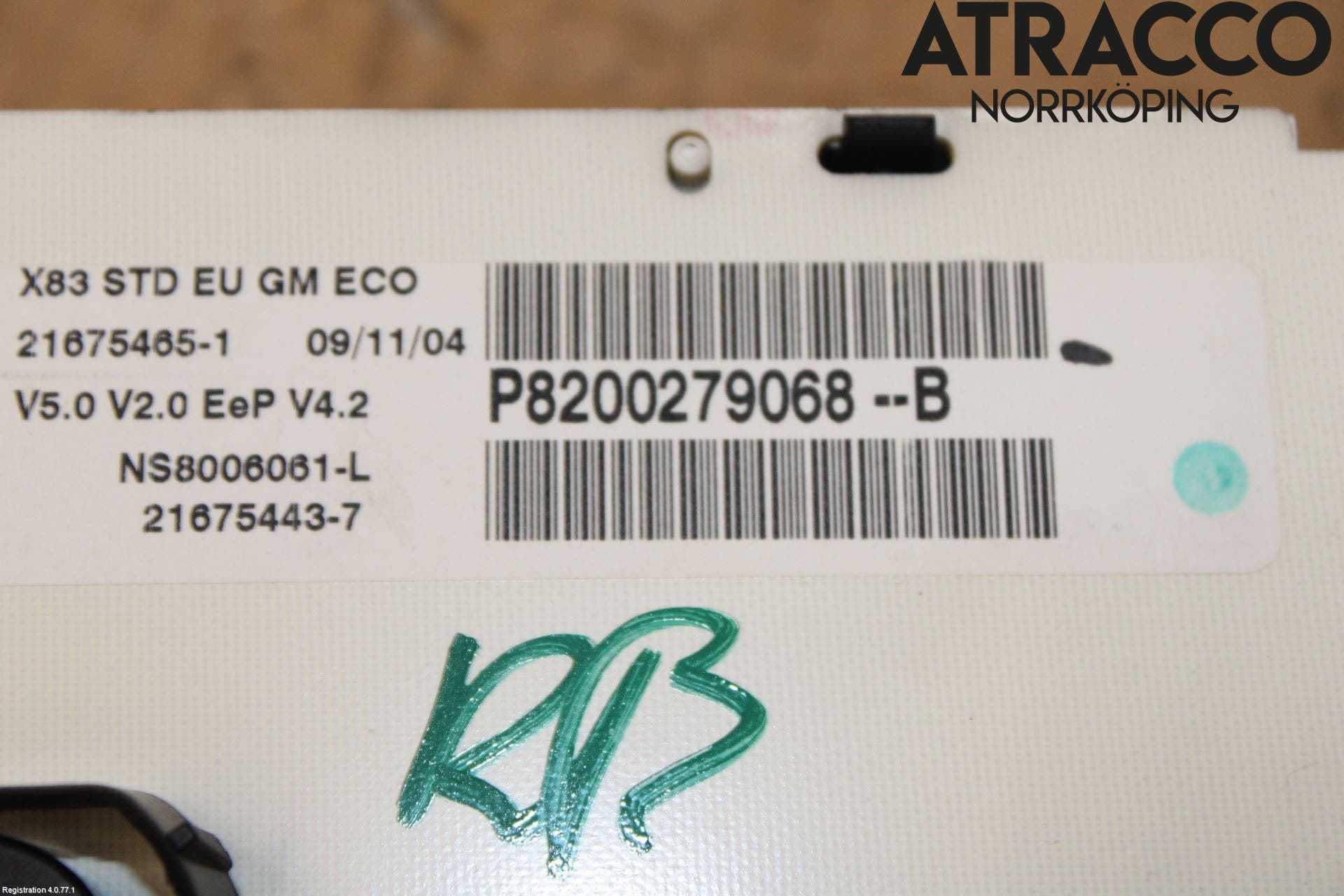 Opel VIVARO 01-14 Instrument Komb