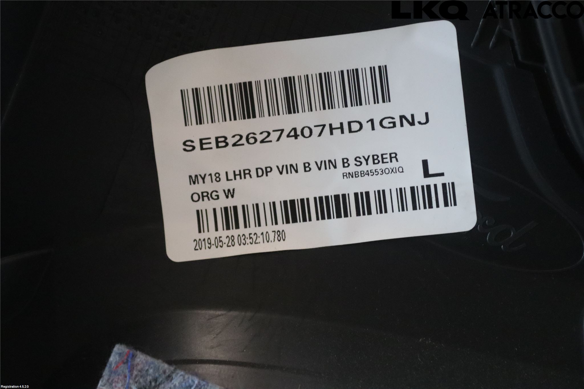 Ford RANGER EU 12-23 Dörrklädsel Vä