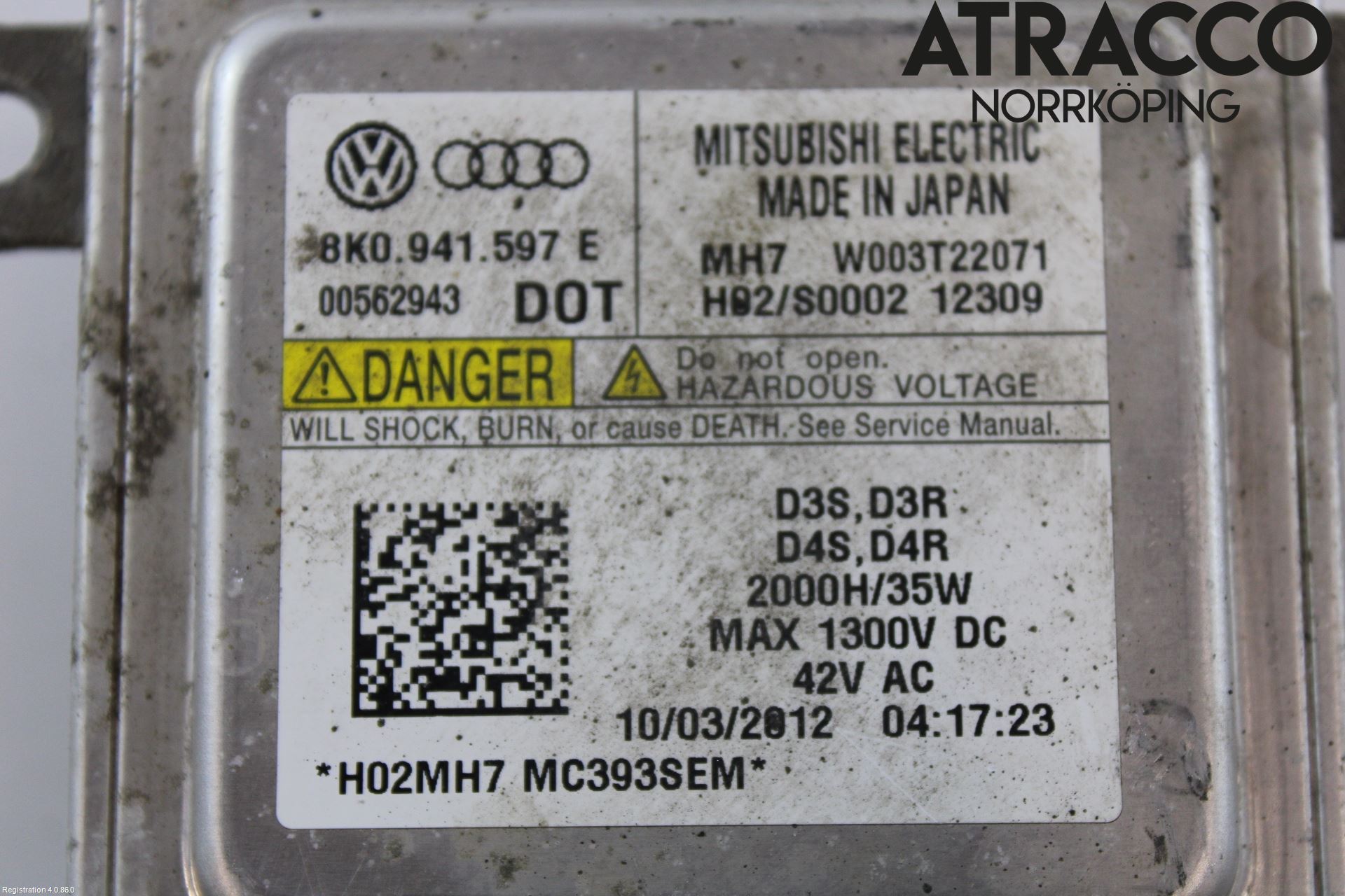 Audi A4 12-15 Styrenhet Strålkastare