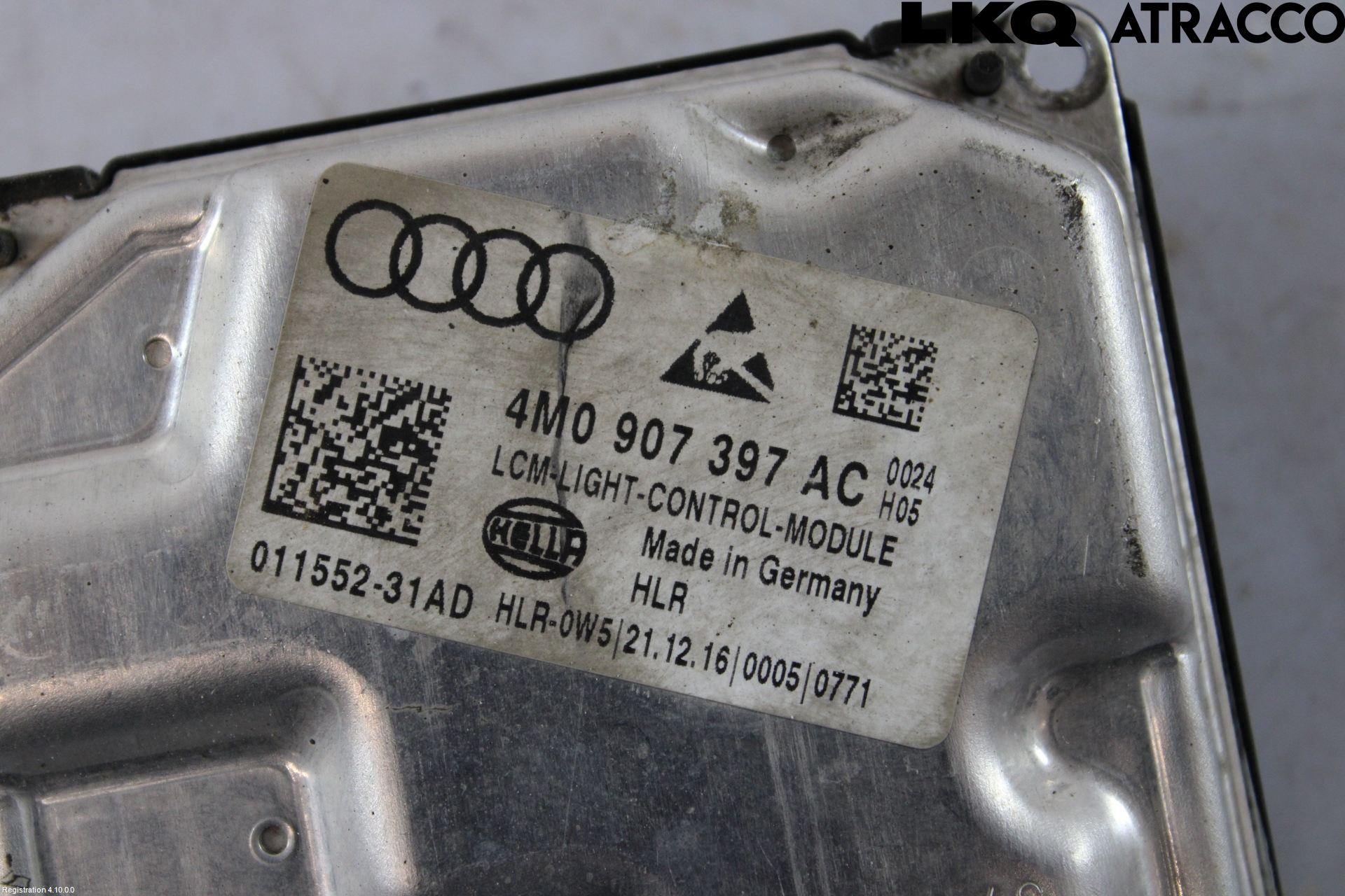 Audi A4/S4 B9 16-19 Styrenhet Strålkastare