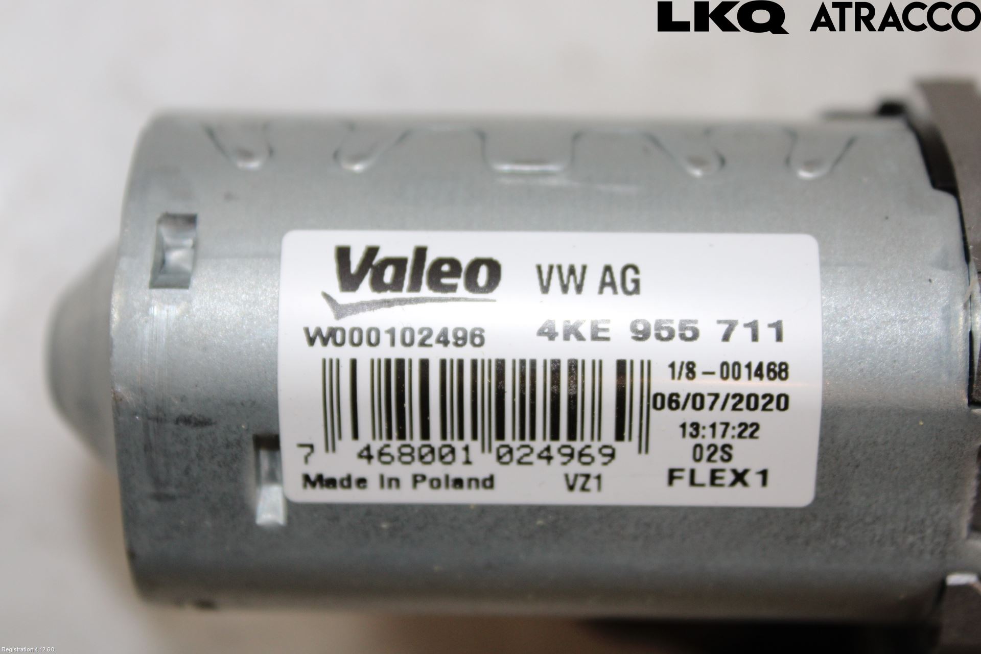 Audi E-TRON, S GE 19- Torkarmotor Baklucka