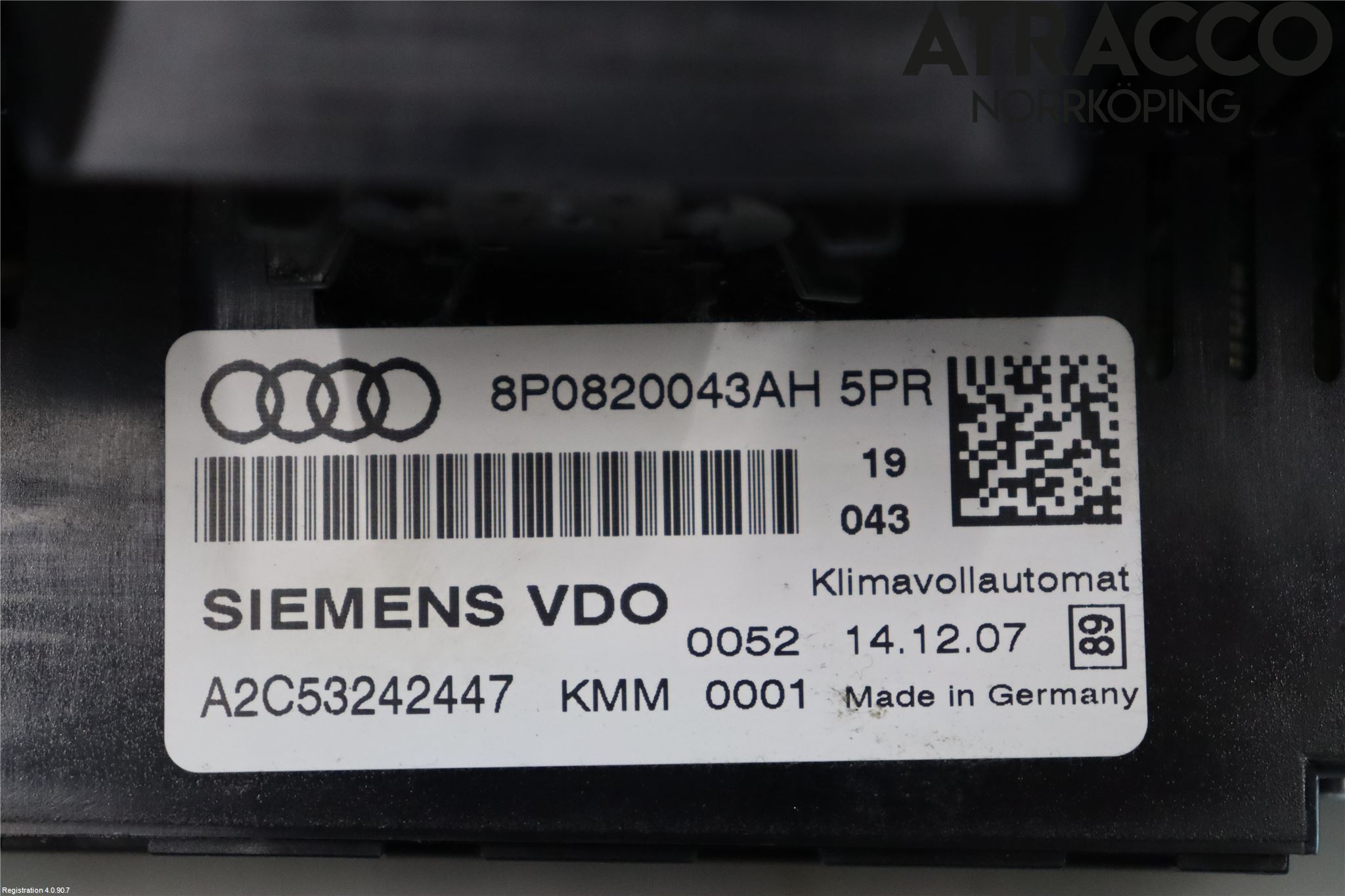 Audi A3/S3 05-13 Värmereglage