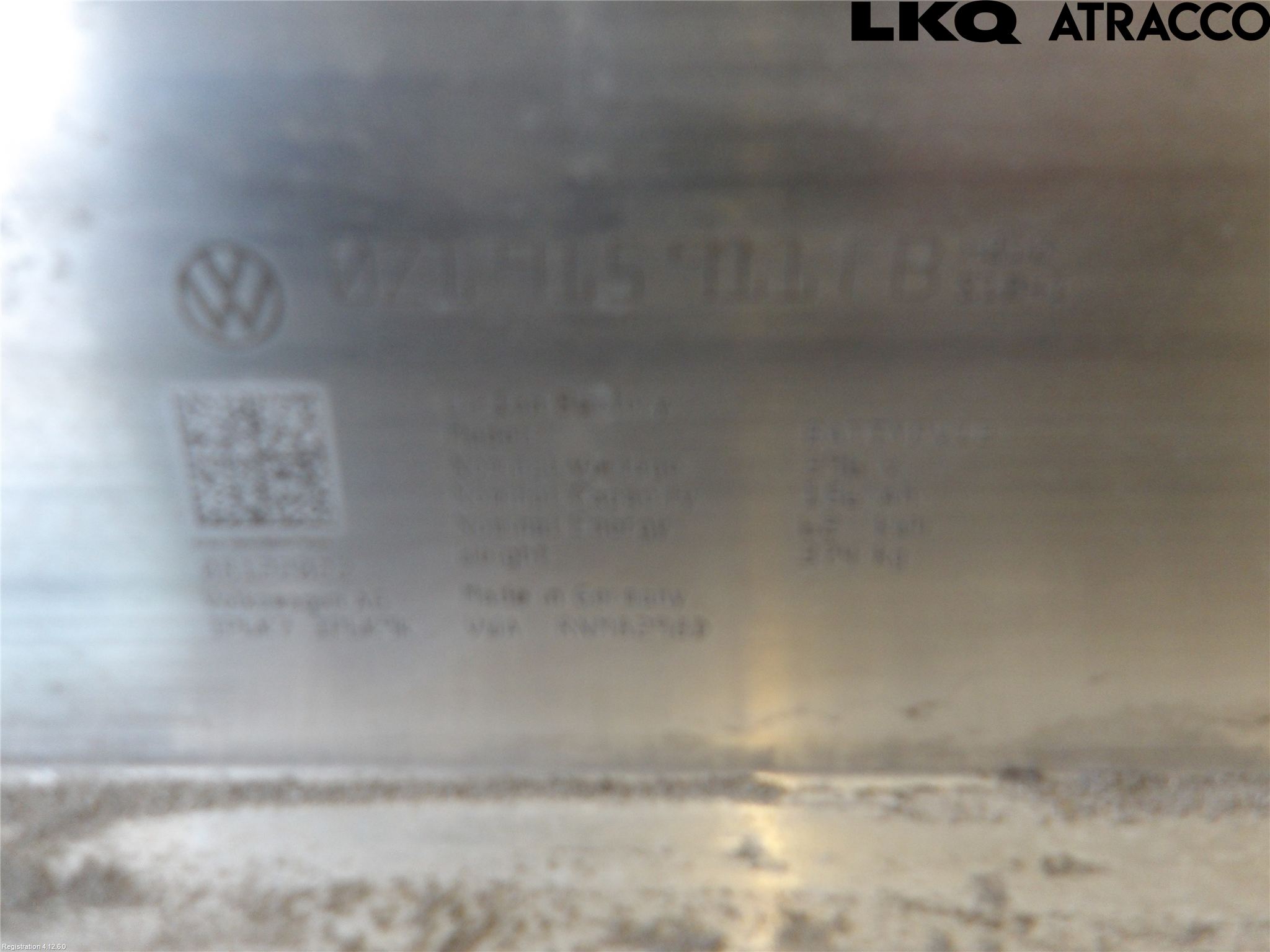 Volkswagen VW ID.3 21- Batteri Högspänning