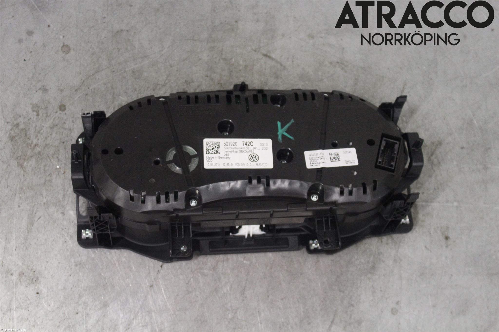 Volkswagen VW GOLF / E-GOLF VII 13-20 Instrument Komb
