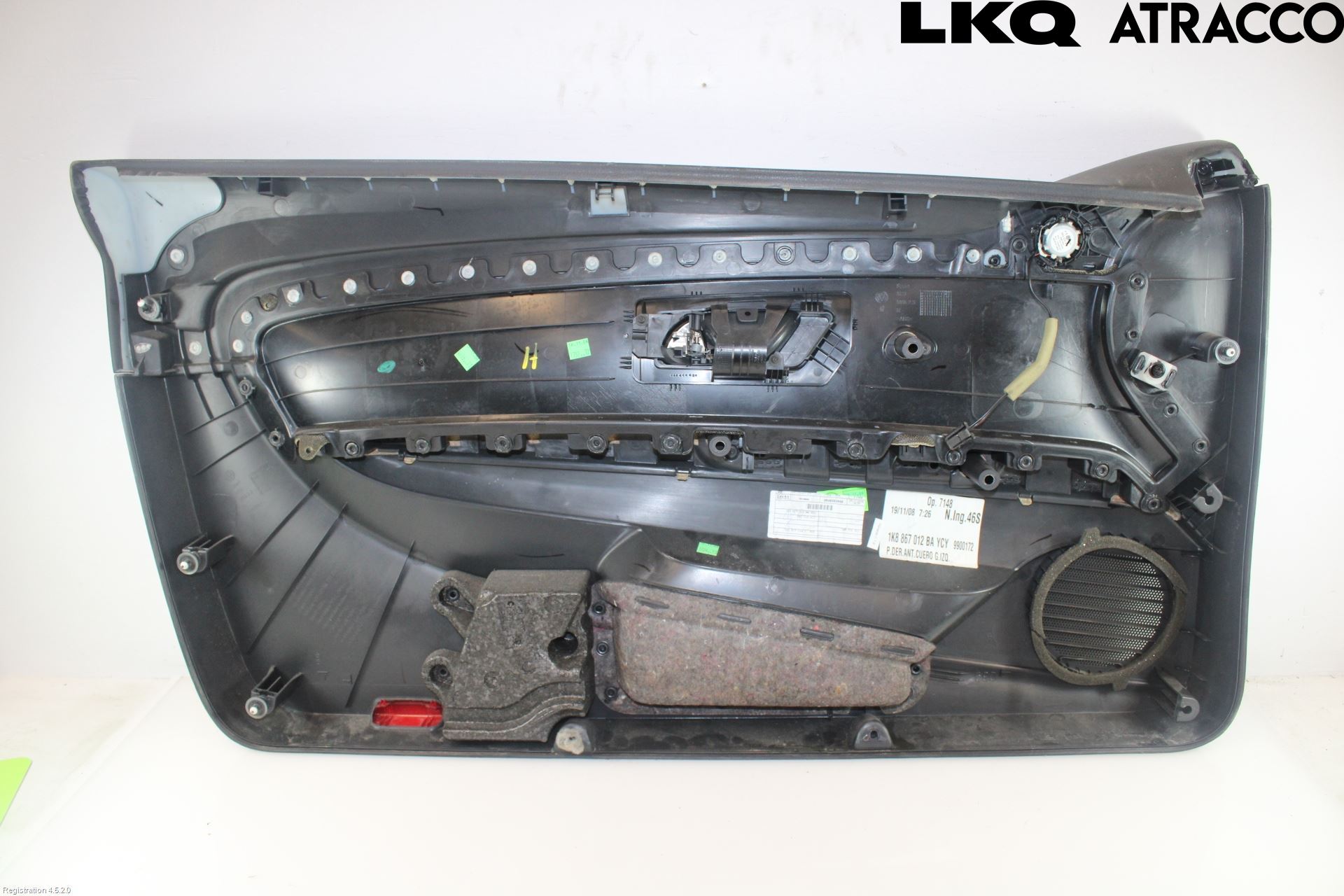 Volkswagen VW SCIROCCO 09-17 Dörrklädsel Hö