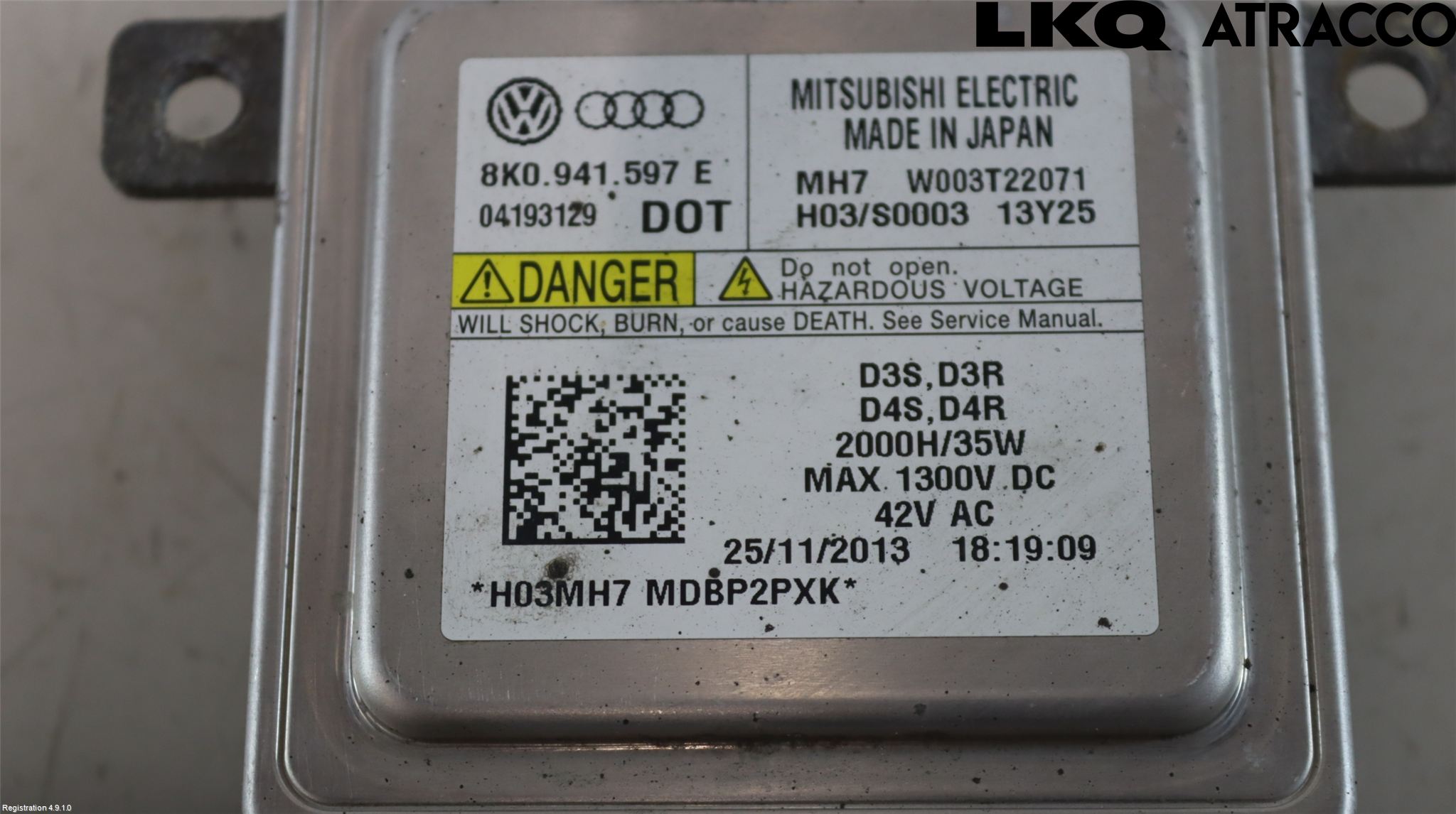 Audi A4 12-15 Styrenhet Strålkastare