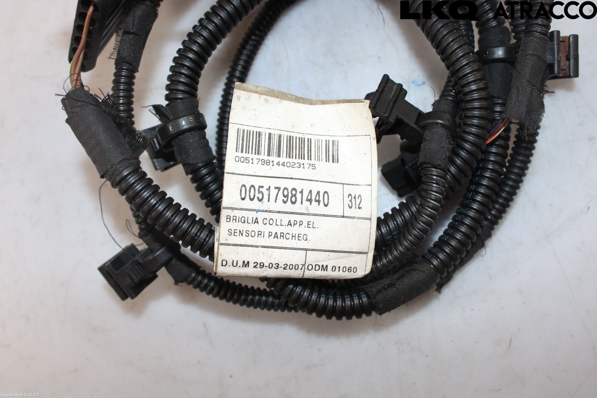 Fiat 500 07- Parkeringshjälp Backsensor