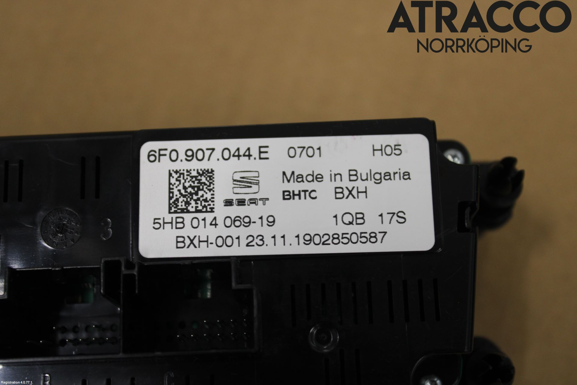 Seat IBIZA V 17-20 Värmereglage