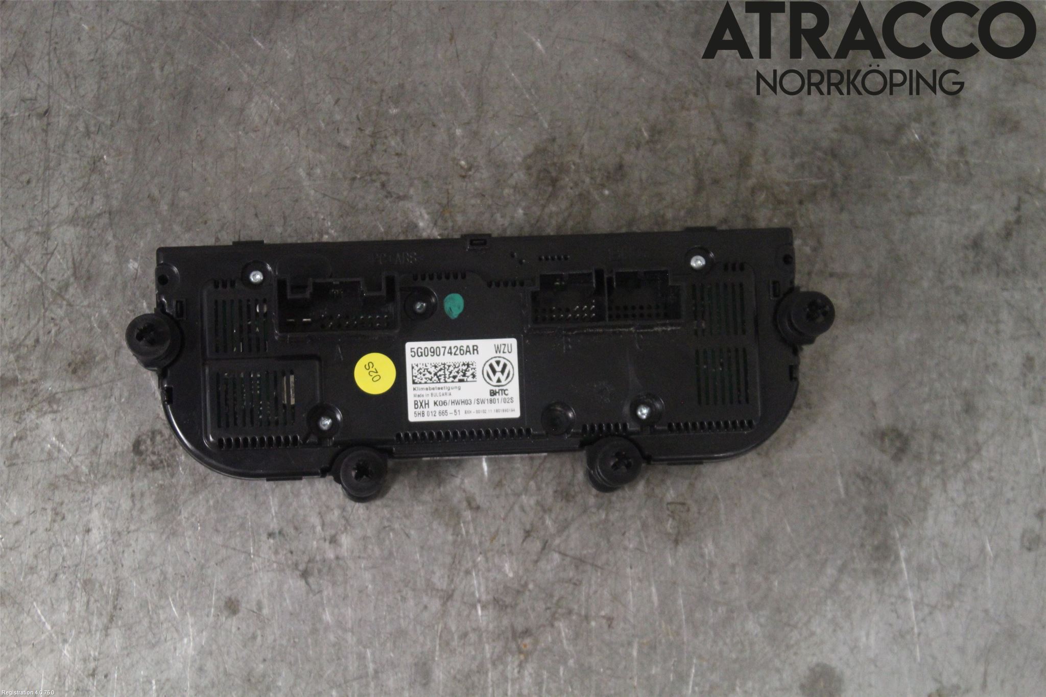 Volkswagen VW GOLF / E-GOLF VII 13-20 Värmereglage