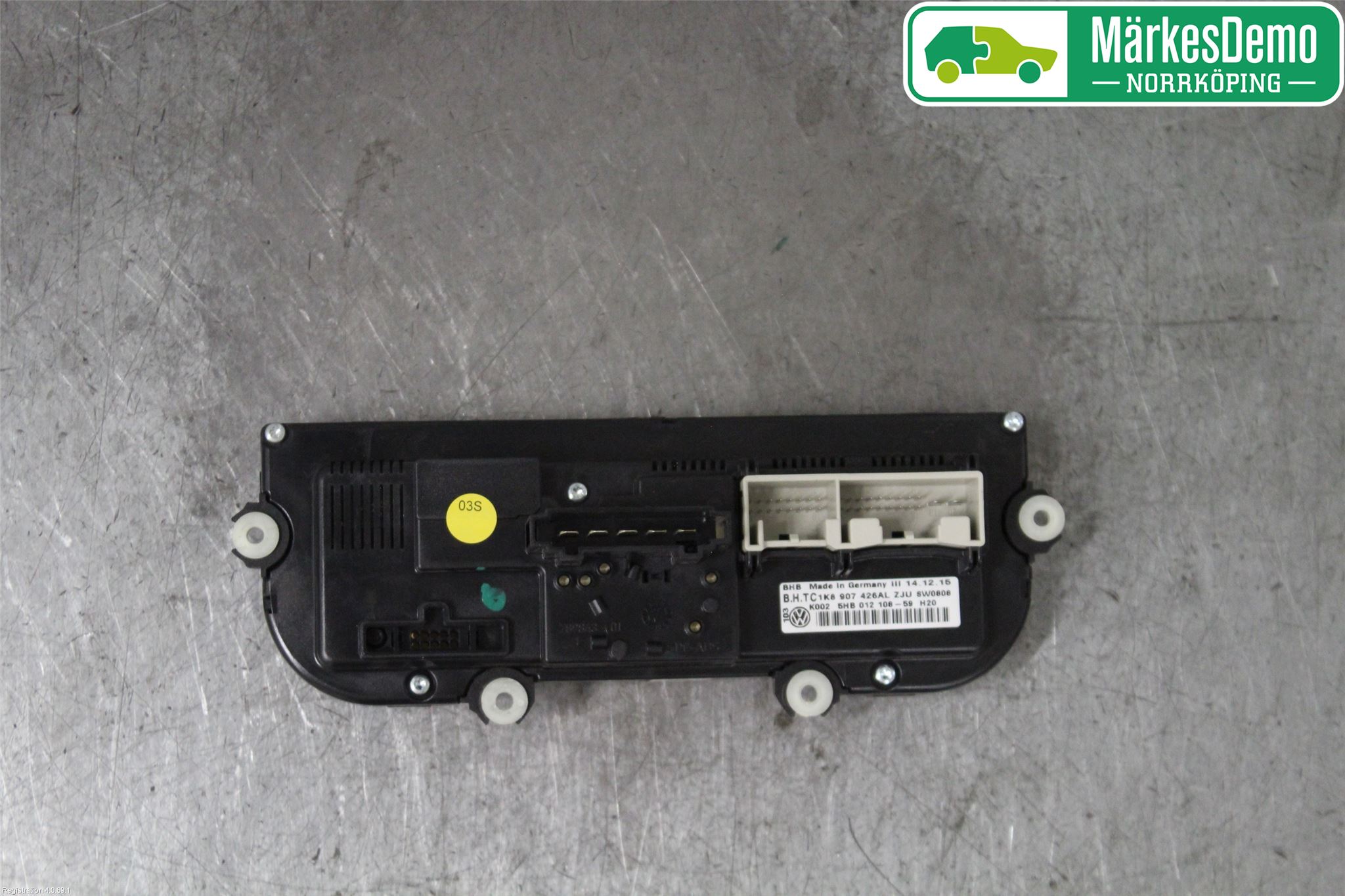 Volkswagen VW CADDY 16-20 Värmereglage