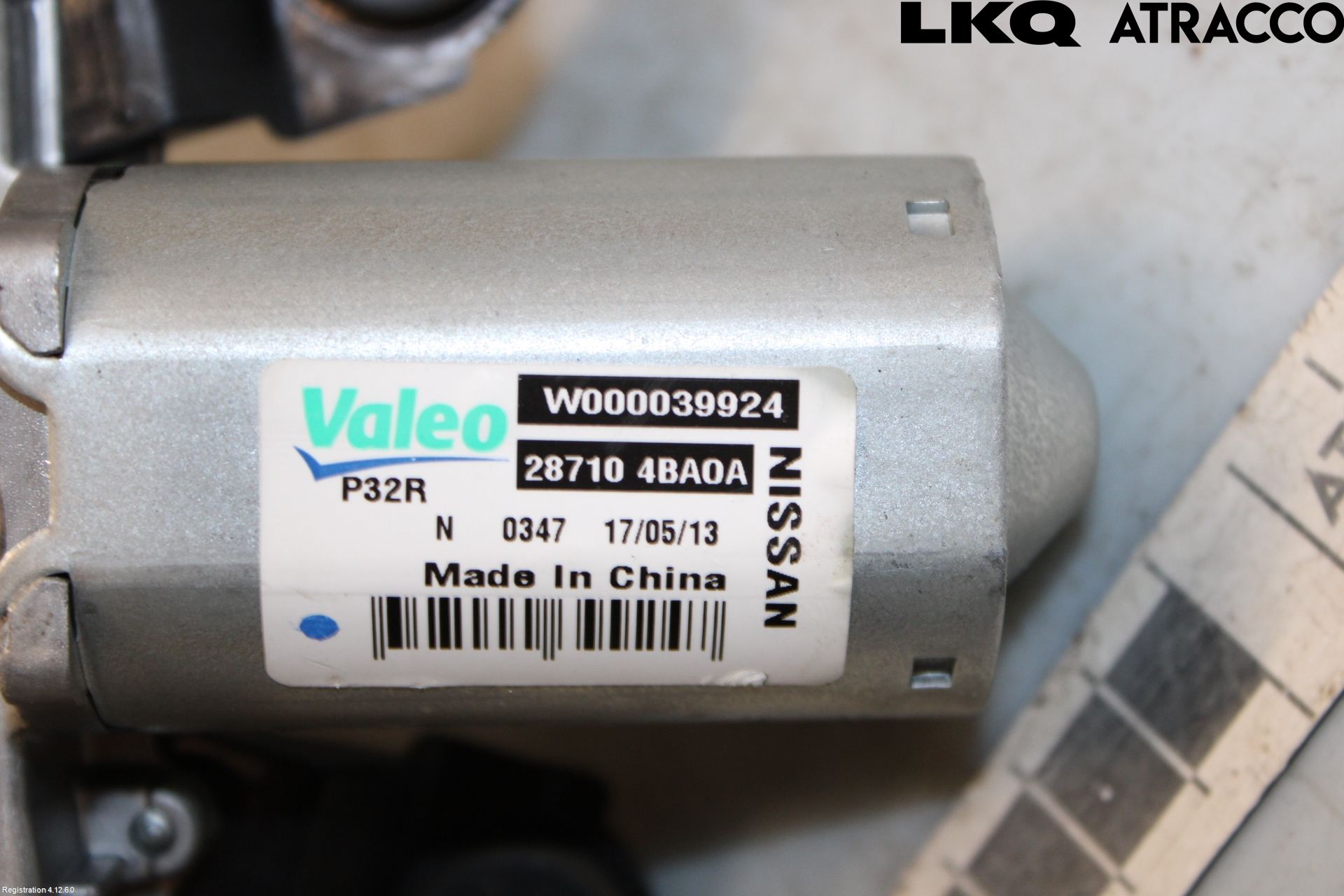 Nissan X-TRAIL 14-21 Torkarmotor Baklucka