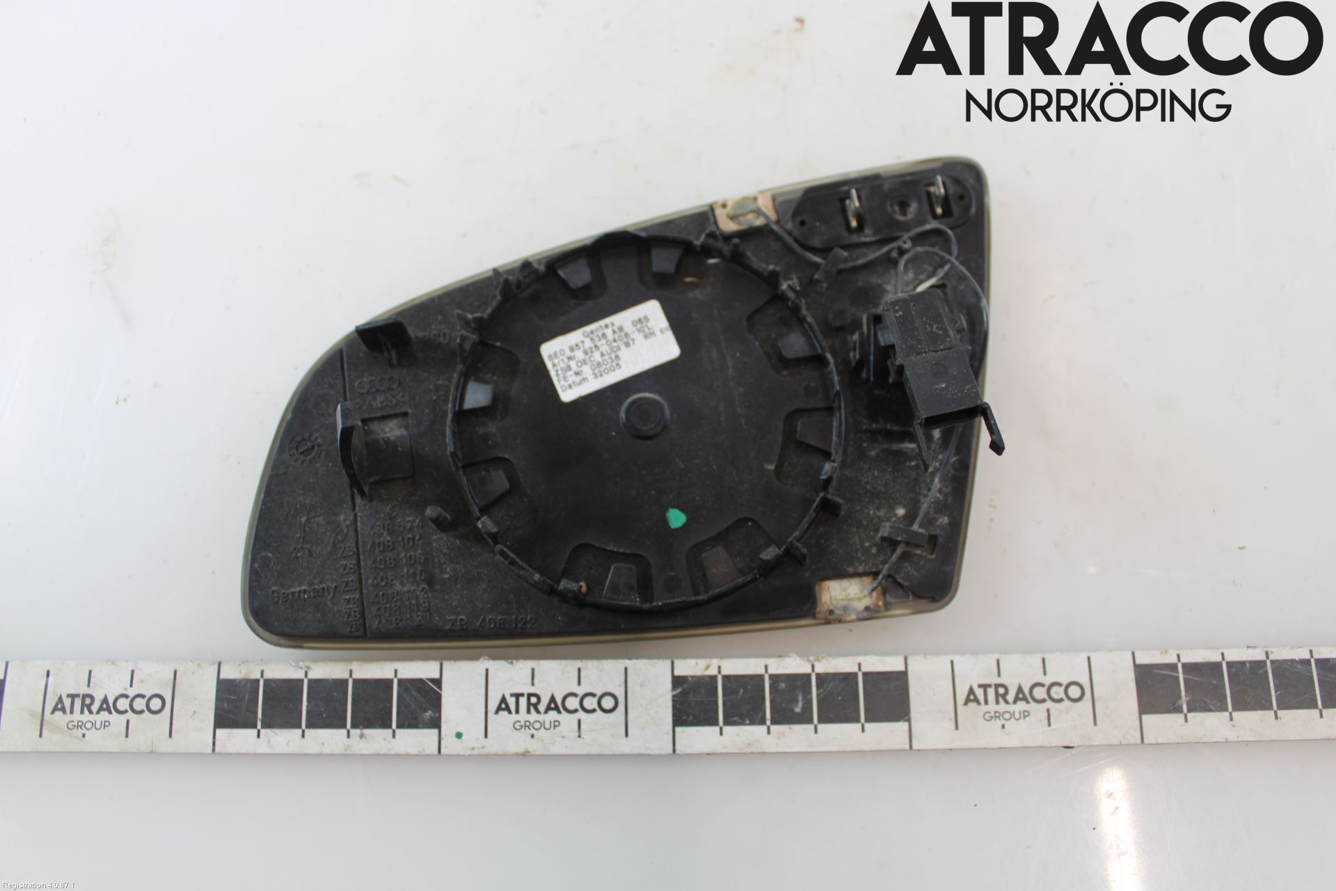 Audi A3/S3 05-13 Spegelglas Hö