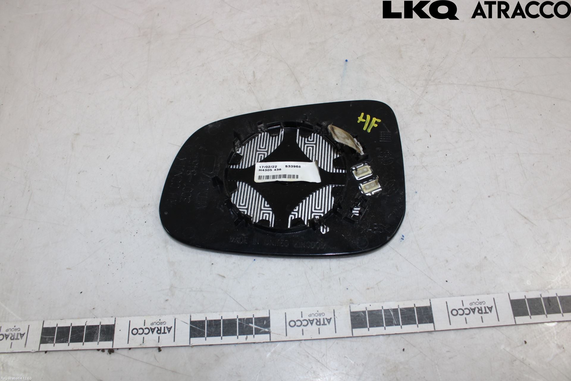 Volvo V60 11-13 Spegelglas Hö