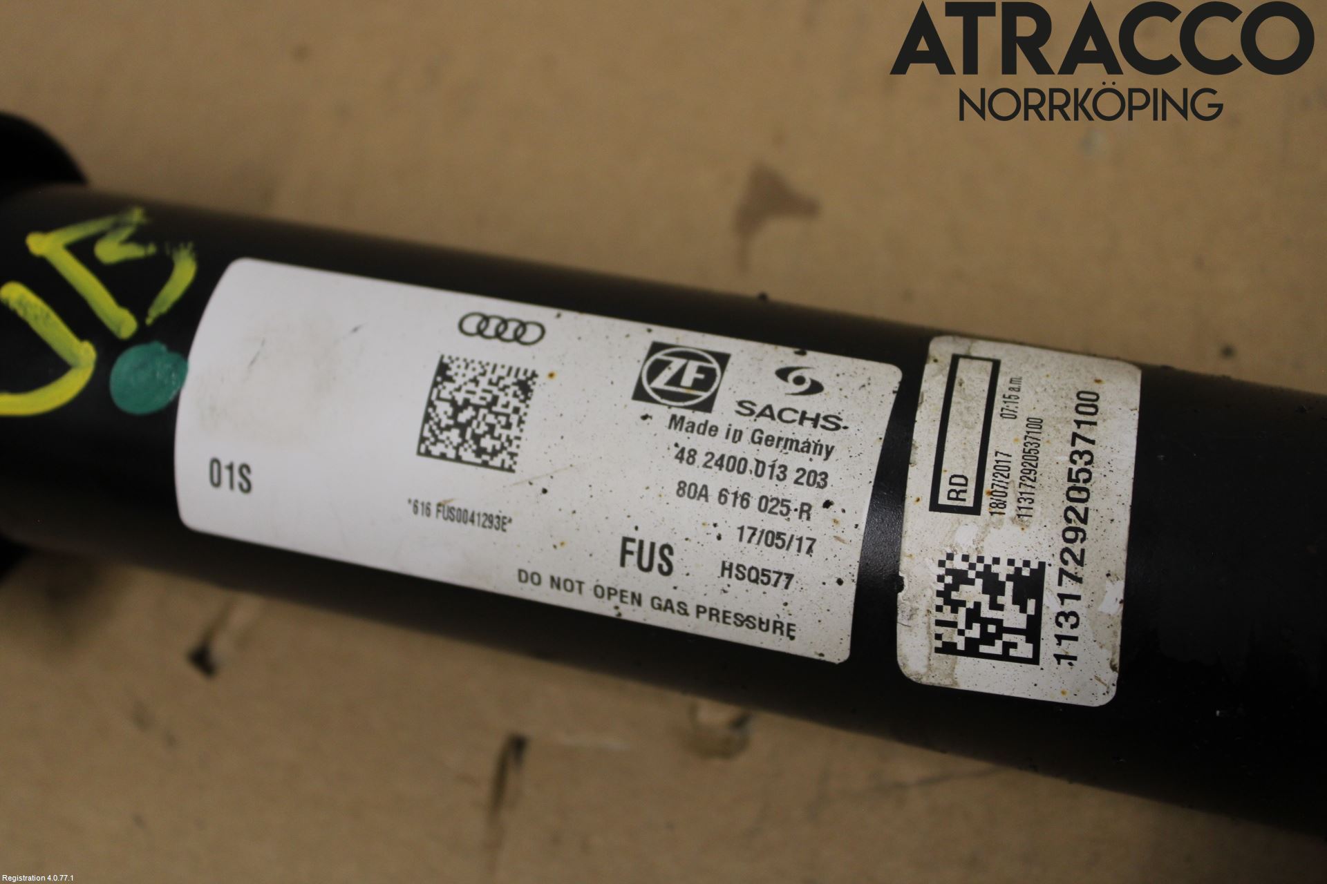 Audi Q5/SQ5 17- Stötdämpare Bak