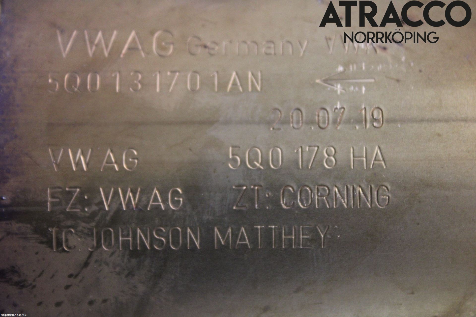 Cupra ATECA 19- Avgas Partikelfilter