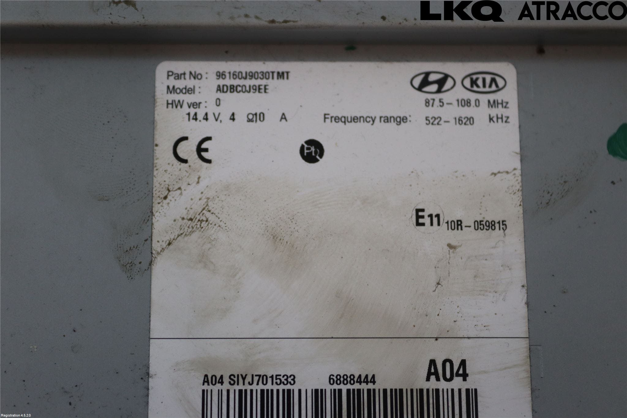 Hyundai KONA/ELECTRIC OS 18-23 Cd Radio - Multimediapanel