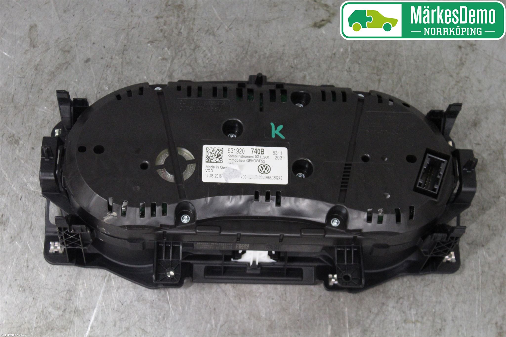 Volkswagen VW GOLF / E-GOLF VII 13-20 Instrument Komb