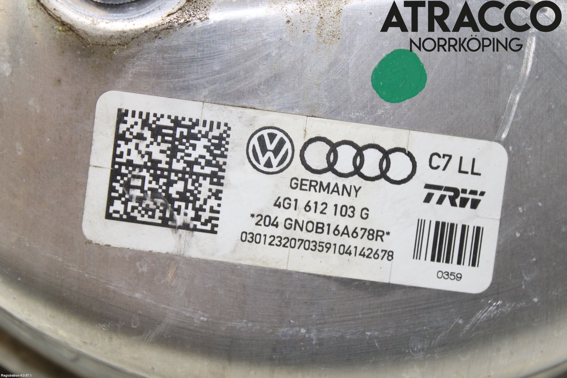 Audi A6/S6 4G 11-18 Bromsservo