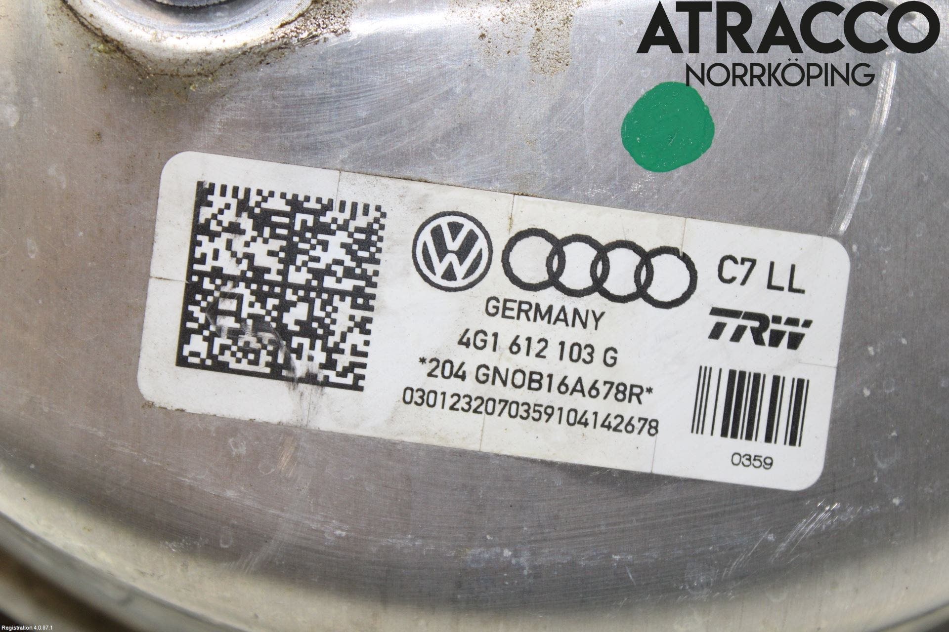 Audi A6/S6 4G 11-18 Bromsservo