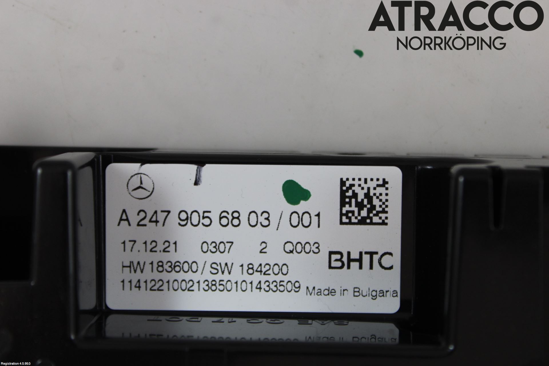 Mercedes-Benz MB A-KLASS (W177) 18- Värmereglage