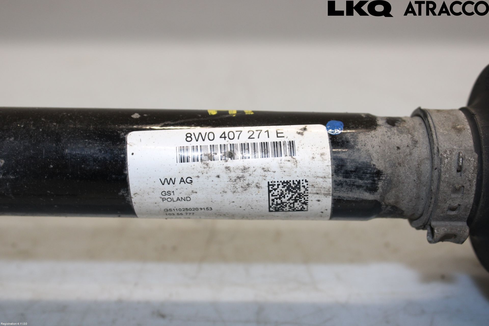 Audi A5 17- Drivaxel Fram Vänster