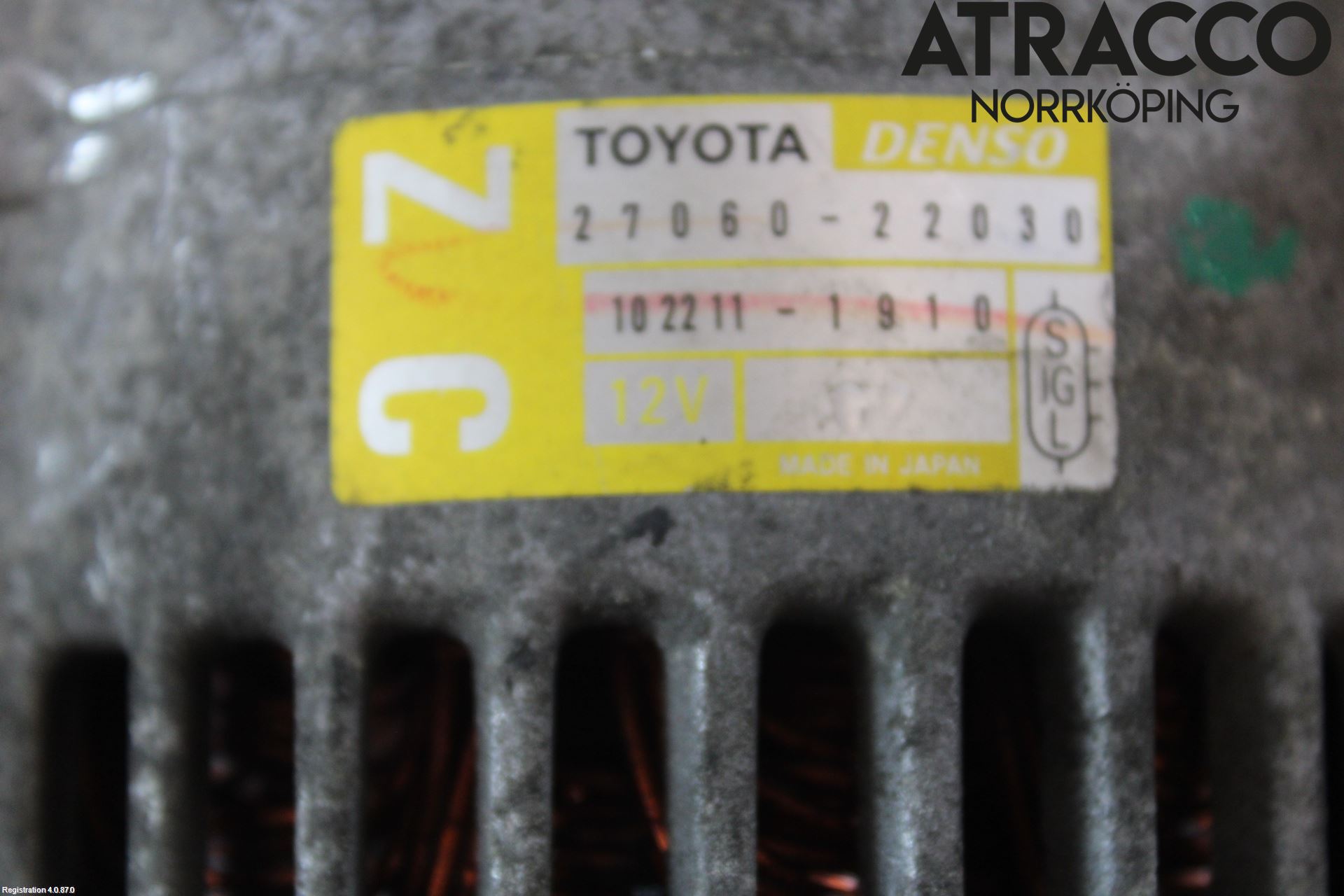 Toyota COROLLA 02-07 Generator