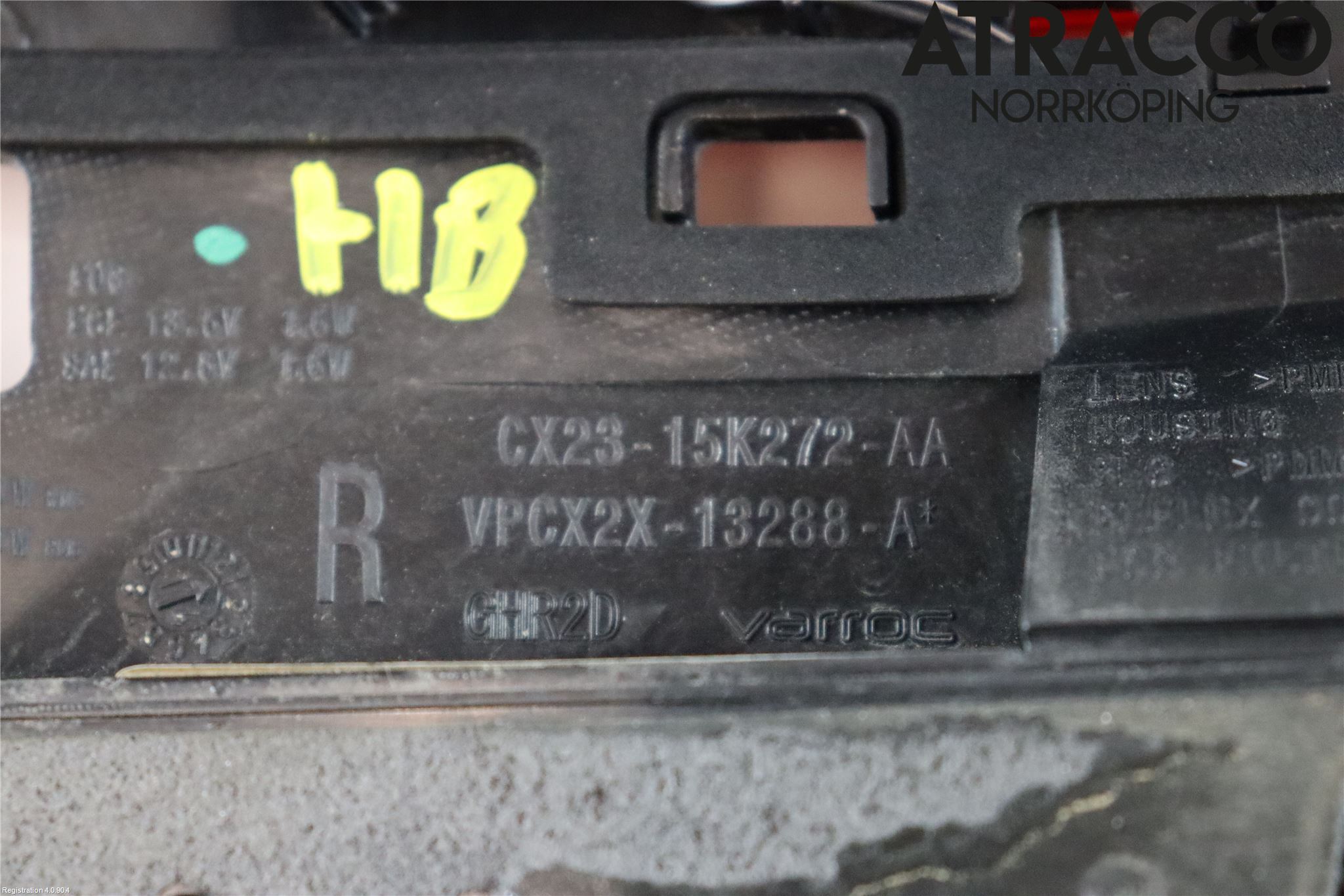 Jaguar XF 08-15 Bakljus Lucka Hö