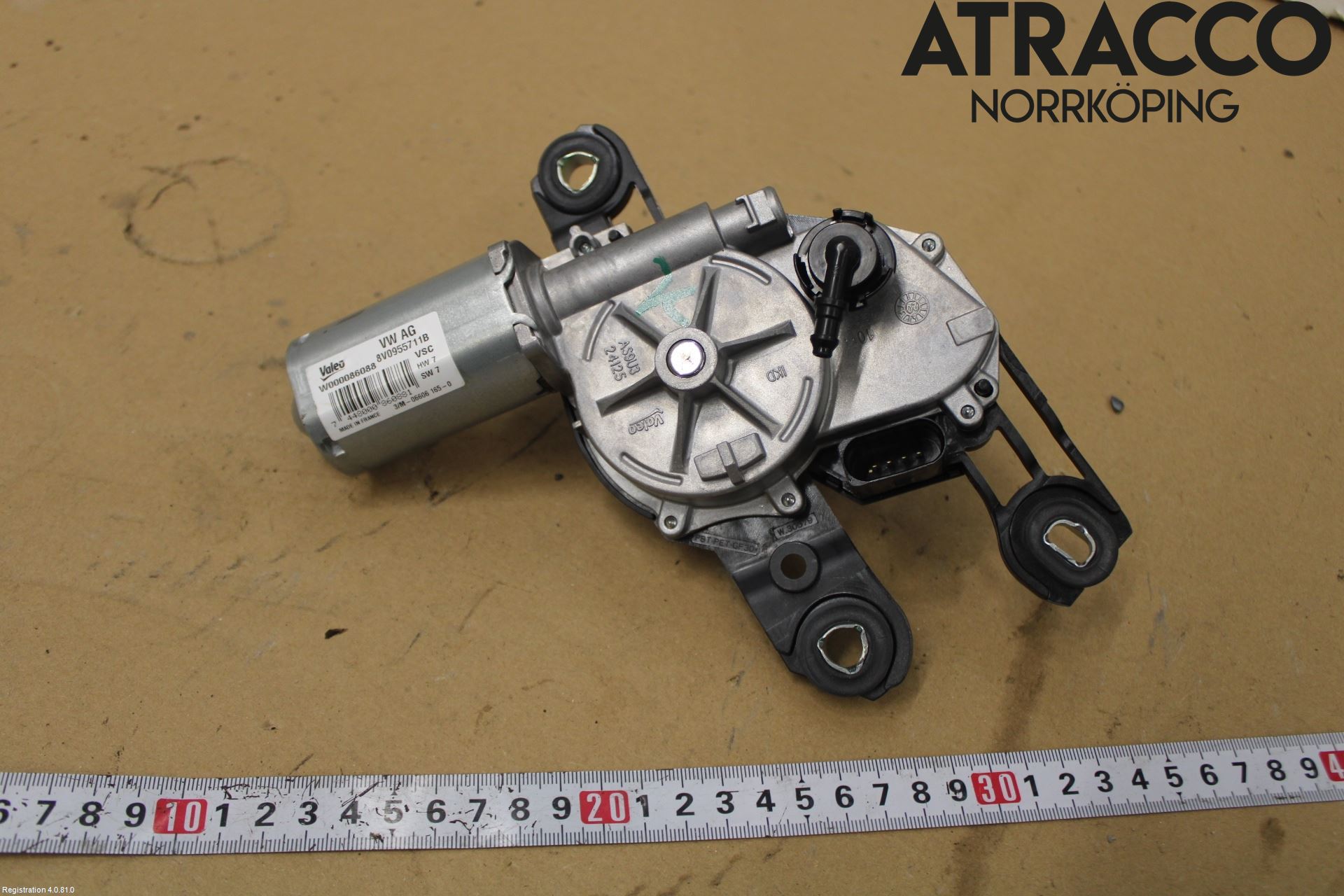 Audi A1 19- Torkarmotor Baklucka