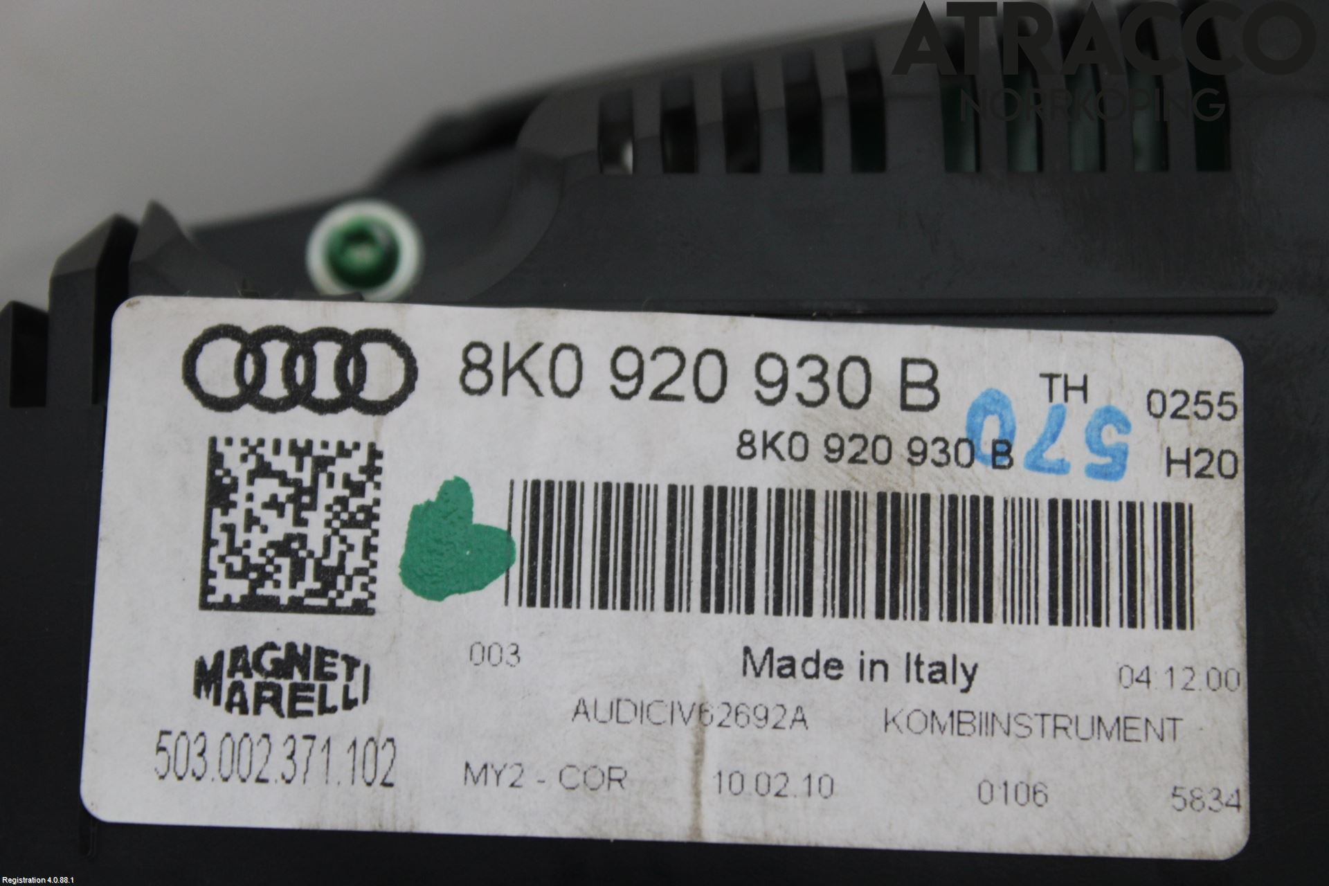 Audi A4/S4 08-11 Instrument Komb
