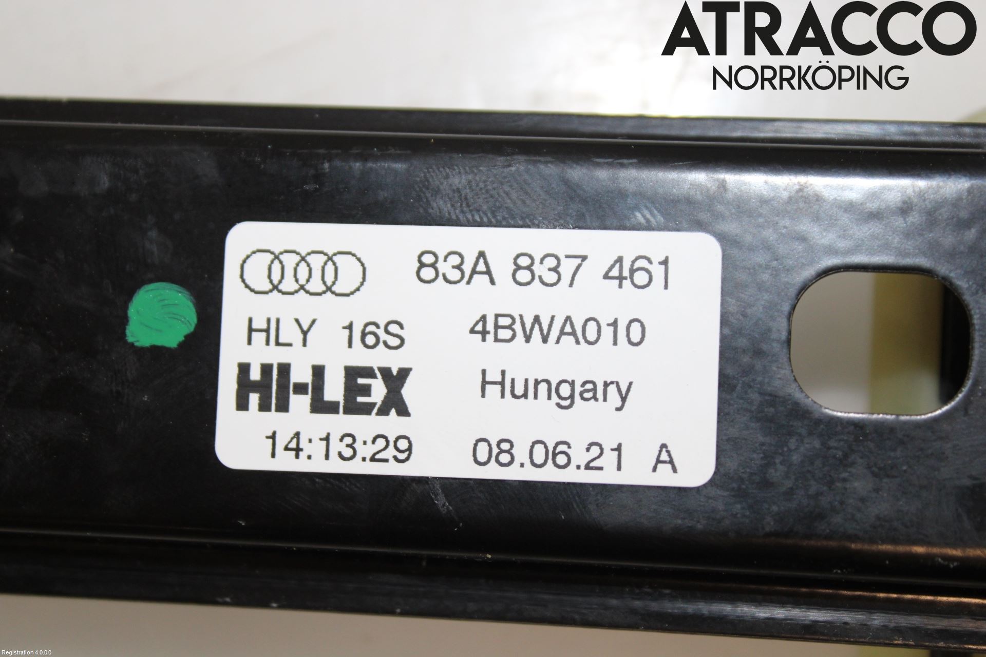 Audi Q3 F3 19- Fönsterhiss El Kompl