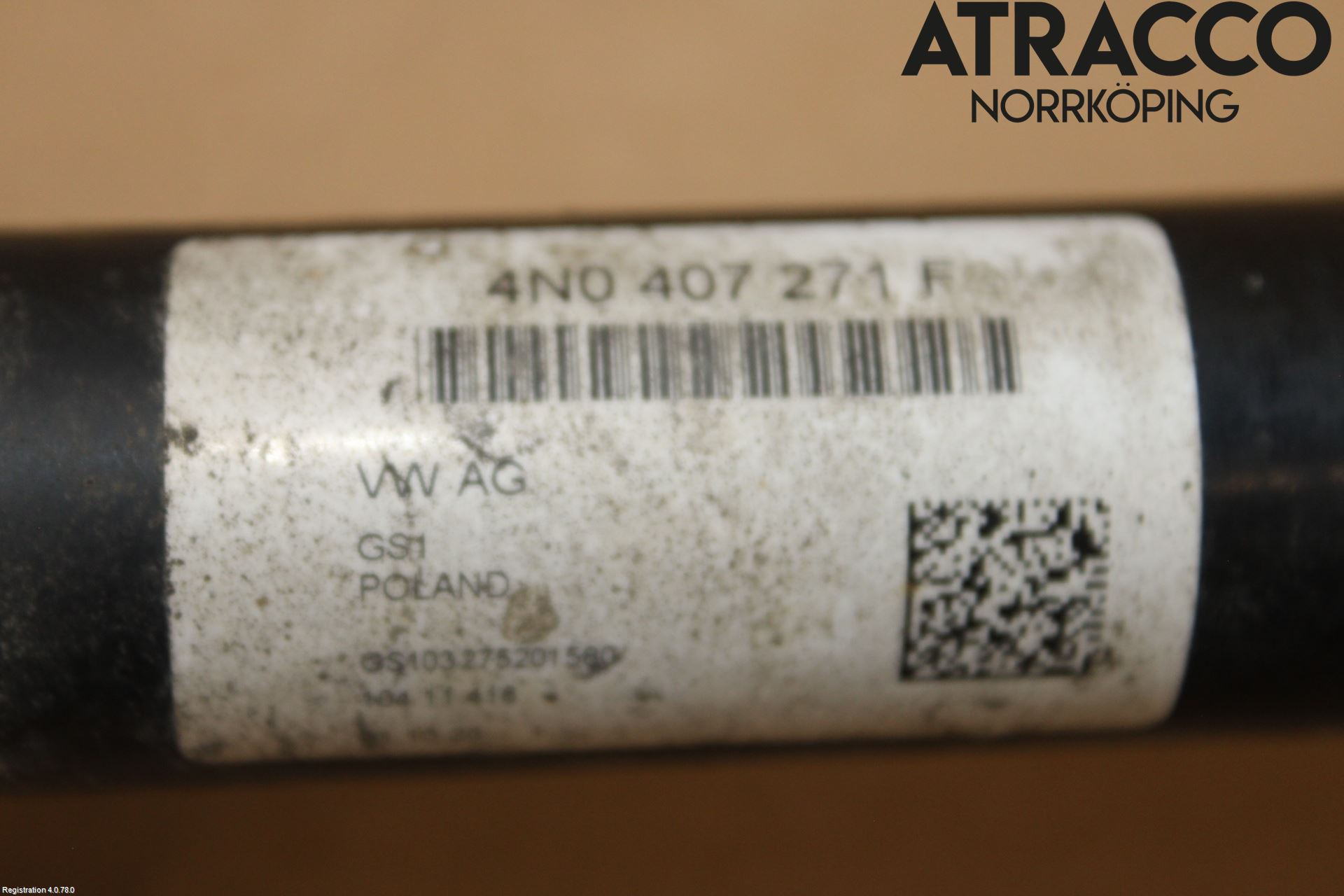 Audi A6 F2/C8 19- Drivaxel Fram Höger