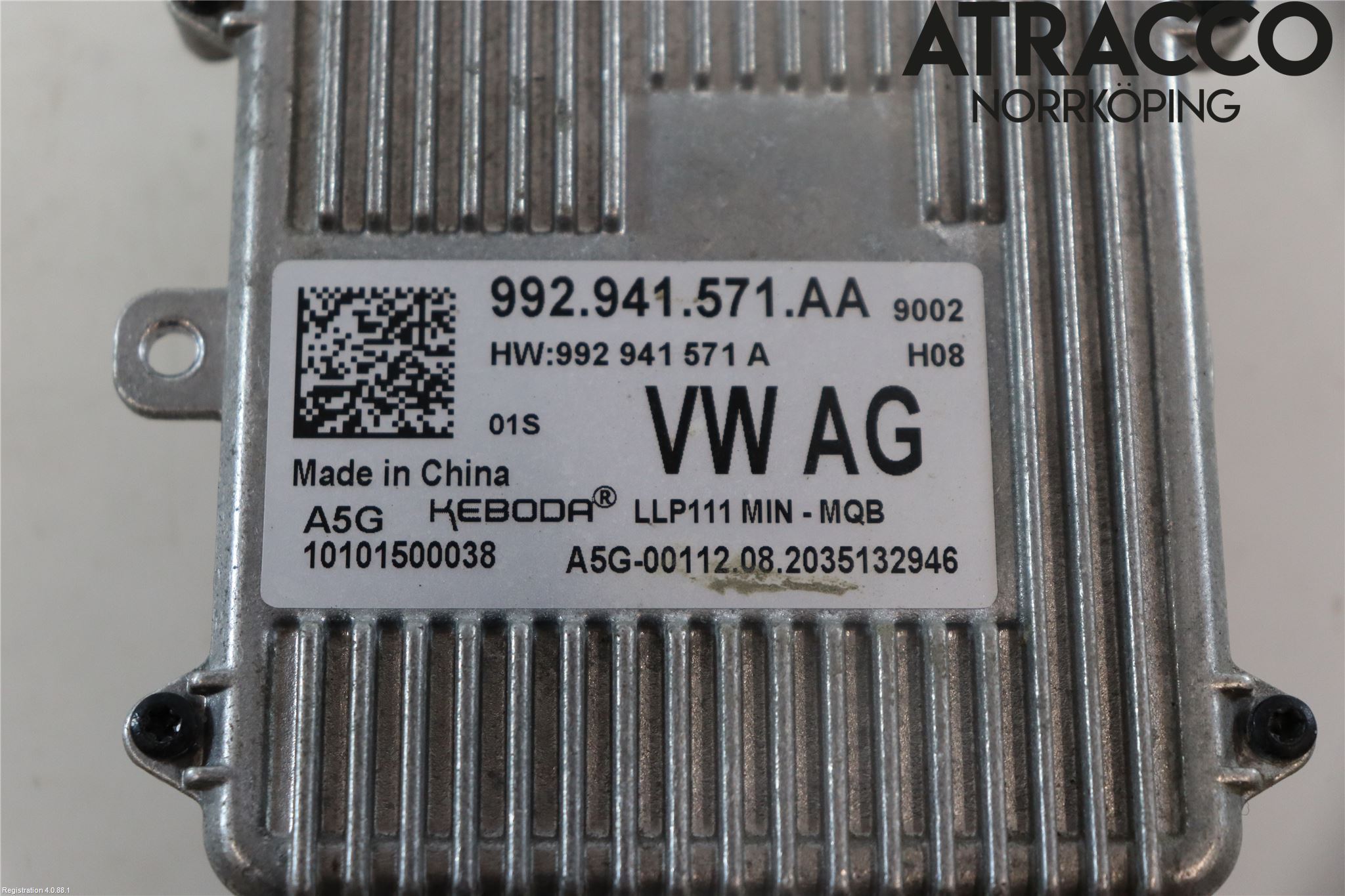 Skoda SUPERB 16-24 Styrenhet Strålkastare