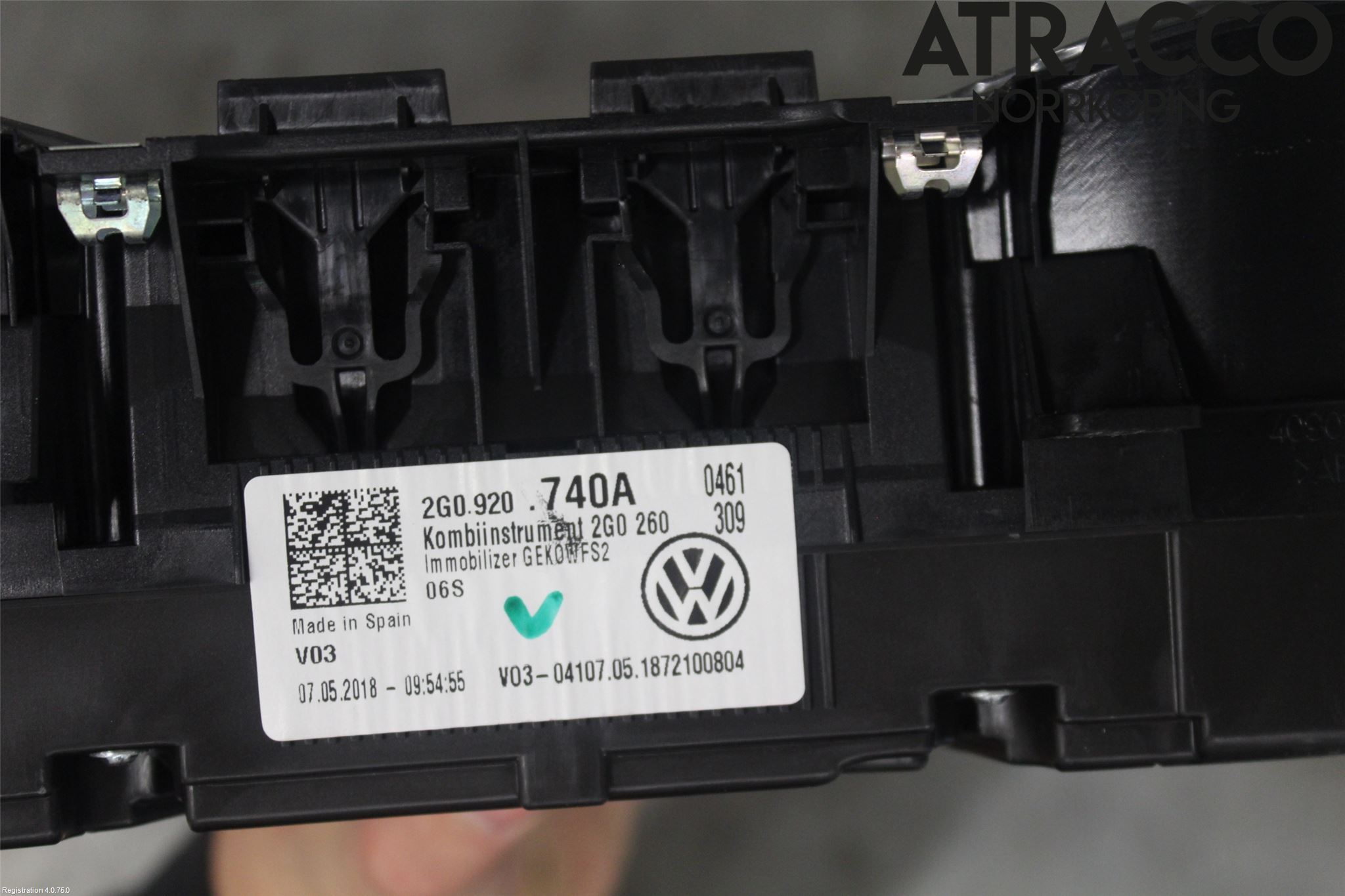 Volkswagen VW POLO VI 18->> Instrument Komb