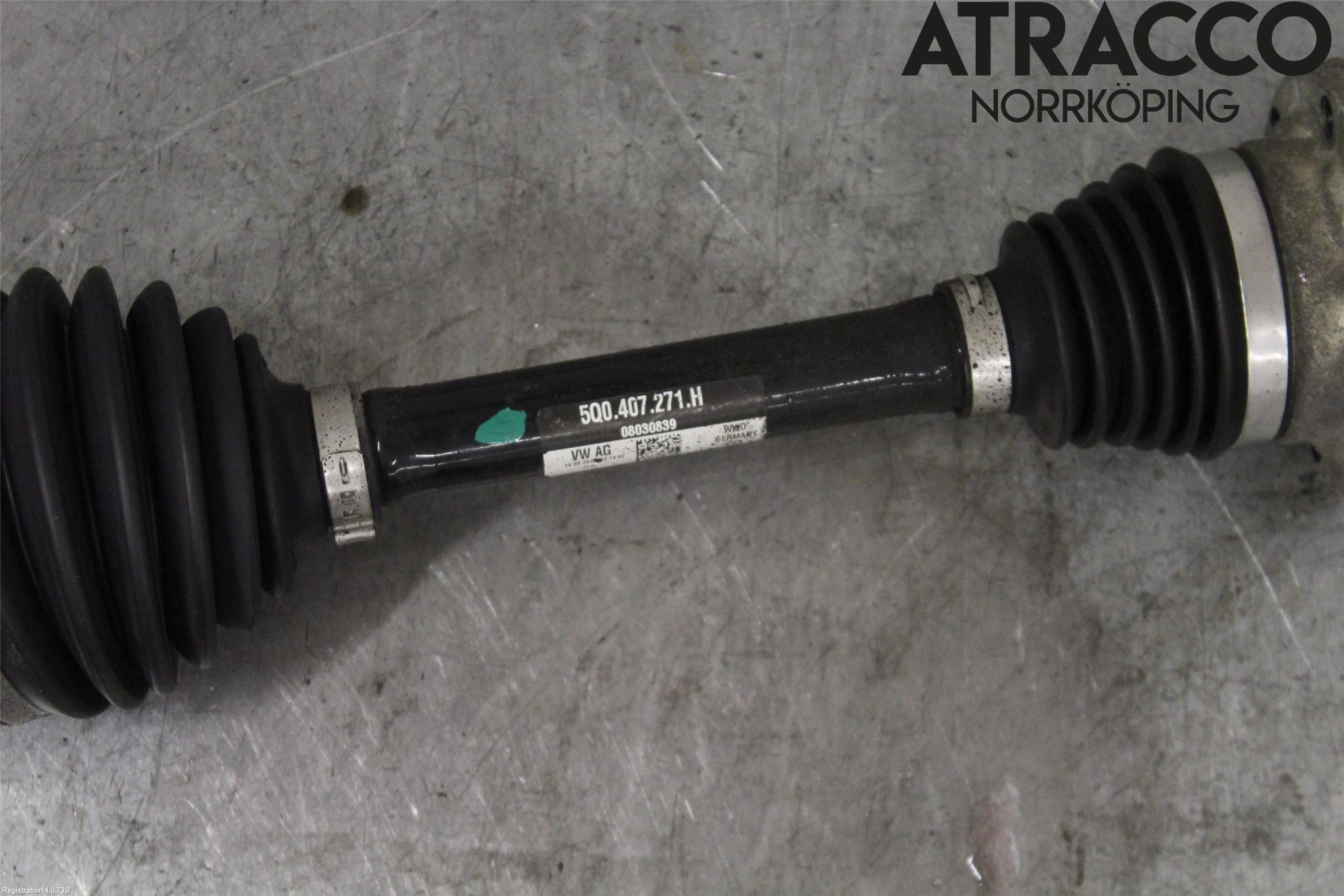 Volkswagen VW GOLF / E-GOLF VII 13-20 Drivaxel Fram Vänster