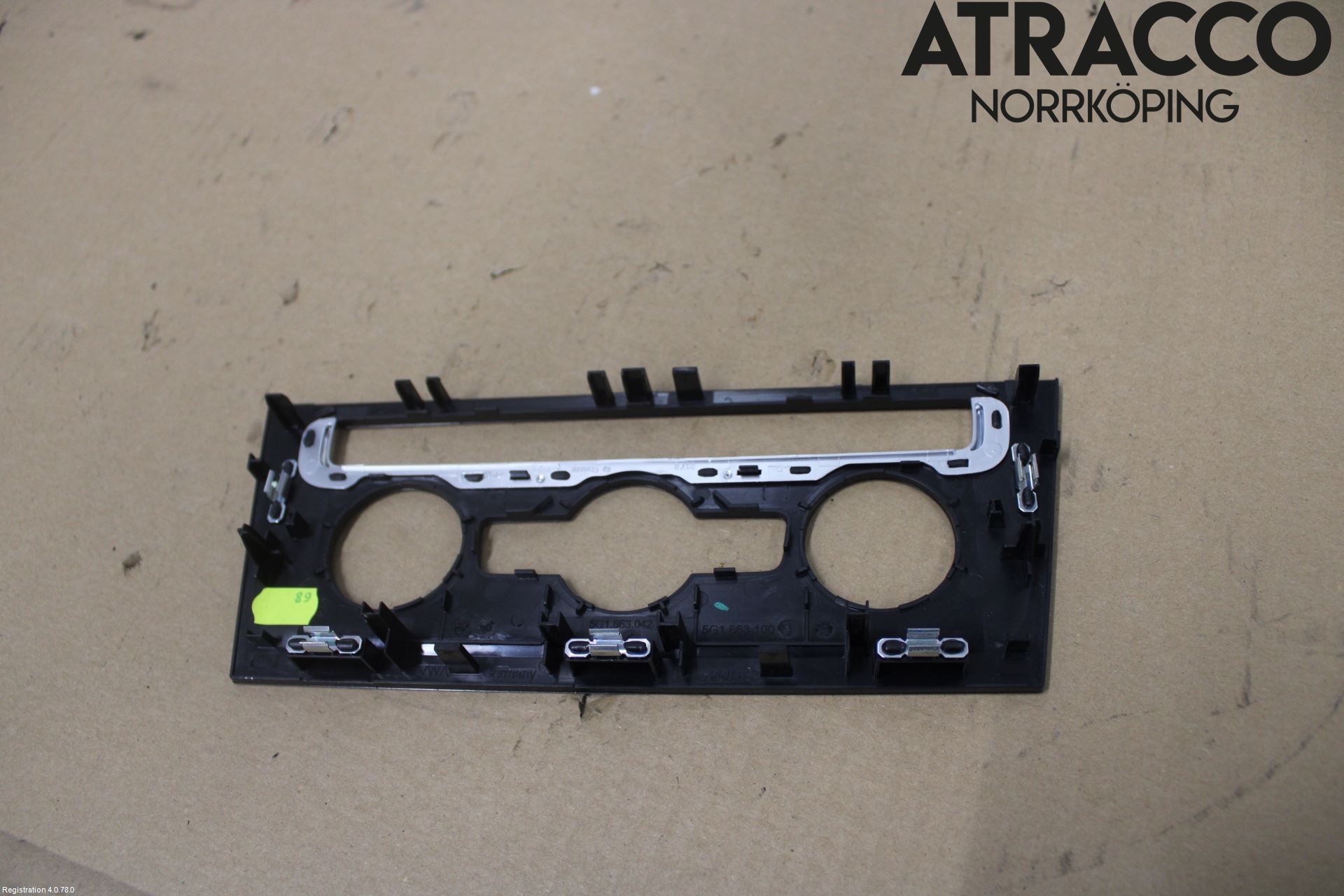 Volkswagen VW GOLF / E-GOLF VII 13-20 Instrument-Radio Sarg