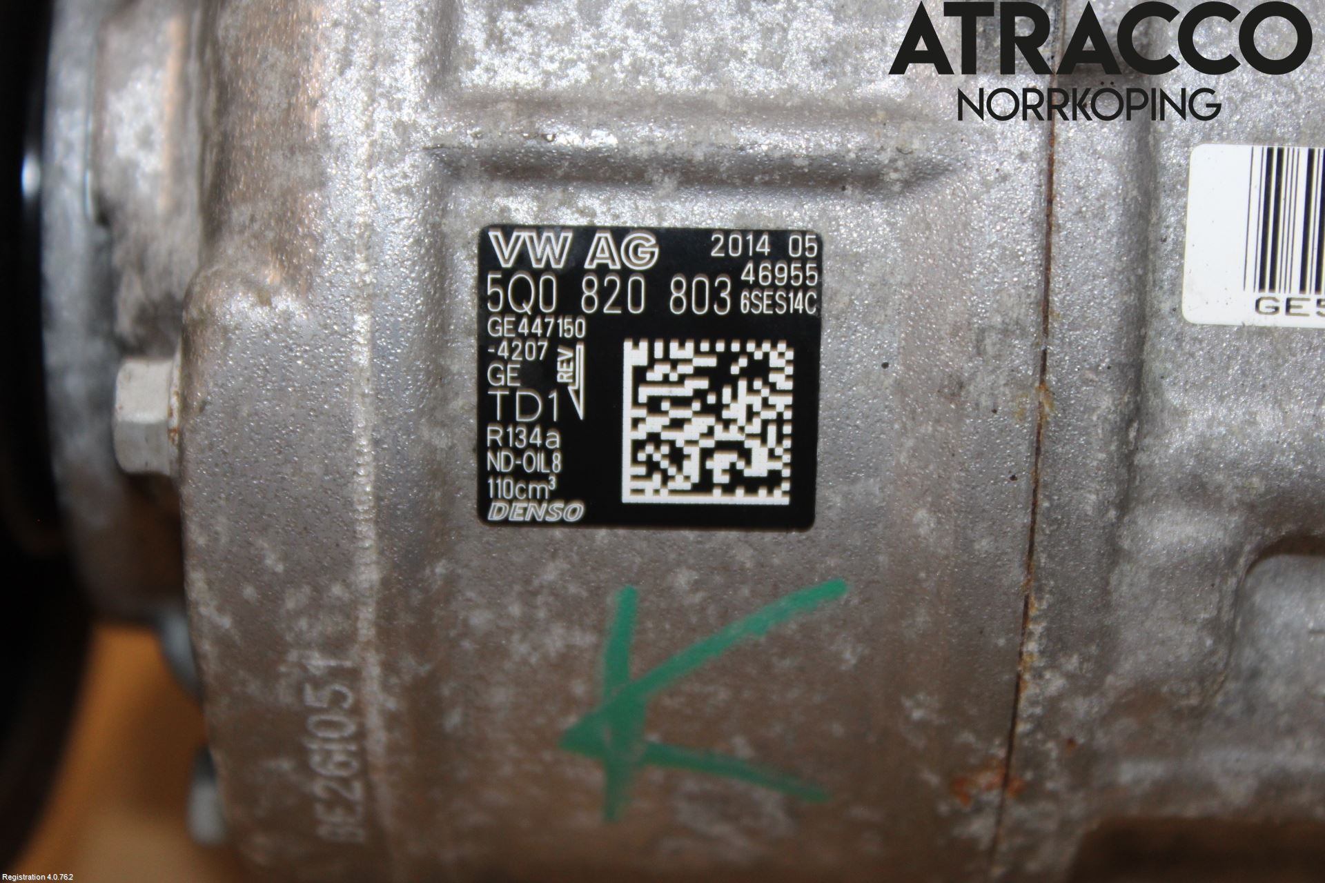 Volkswagen VW GOLF / E-GOLF VII 13-20 Ac Kompressor