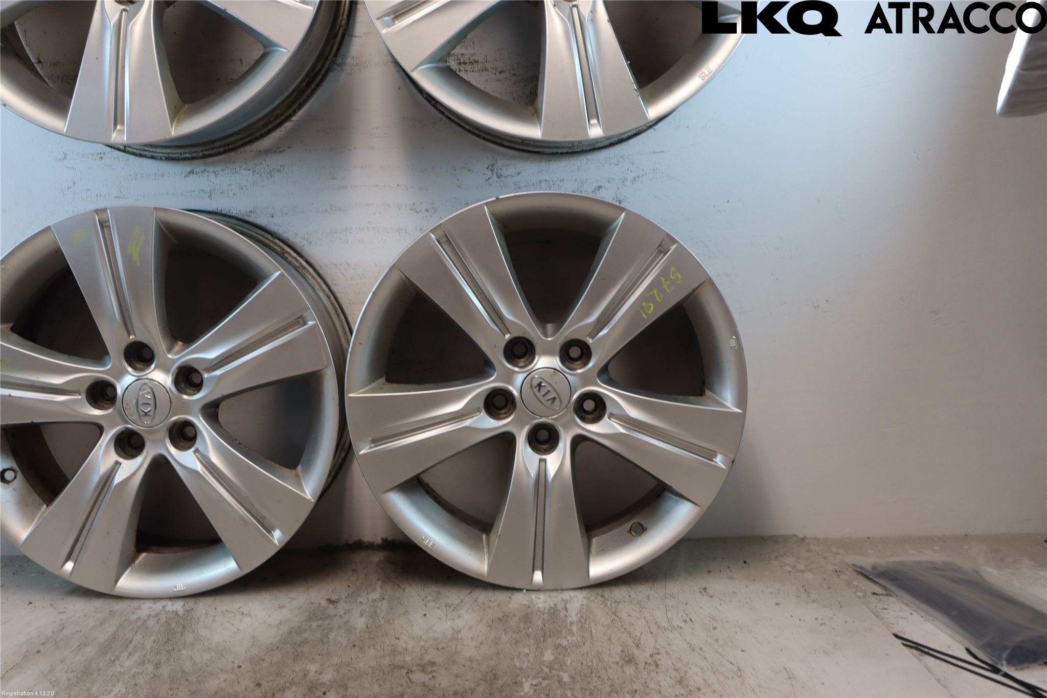 Kia SPORTAGE (SL) 11-15 Fälgsats Aluminium