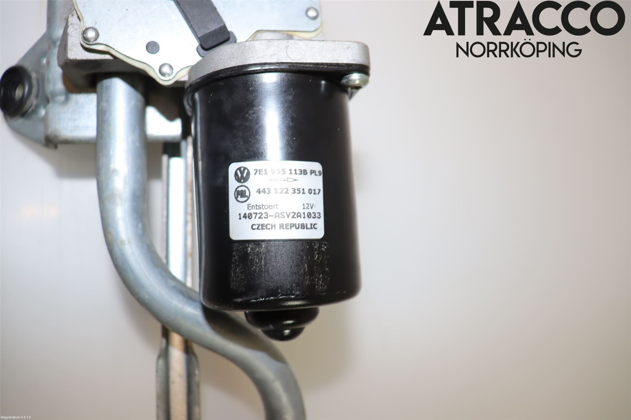 Volkswagen VW TRANSP/CARAVELLE (T5) 04-15 Torkarmekanism Vindruta