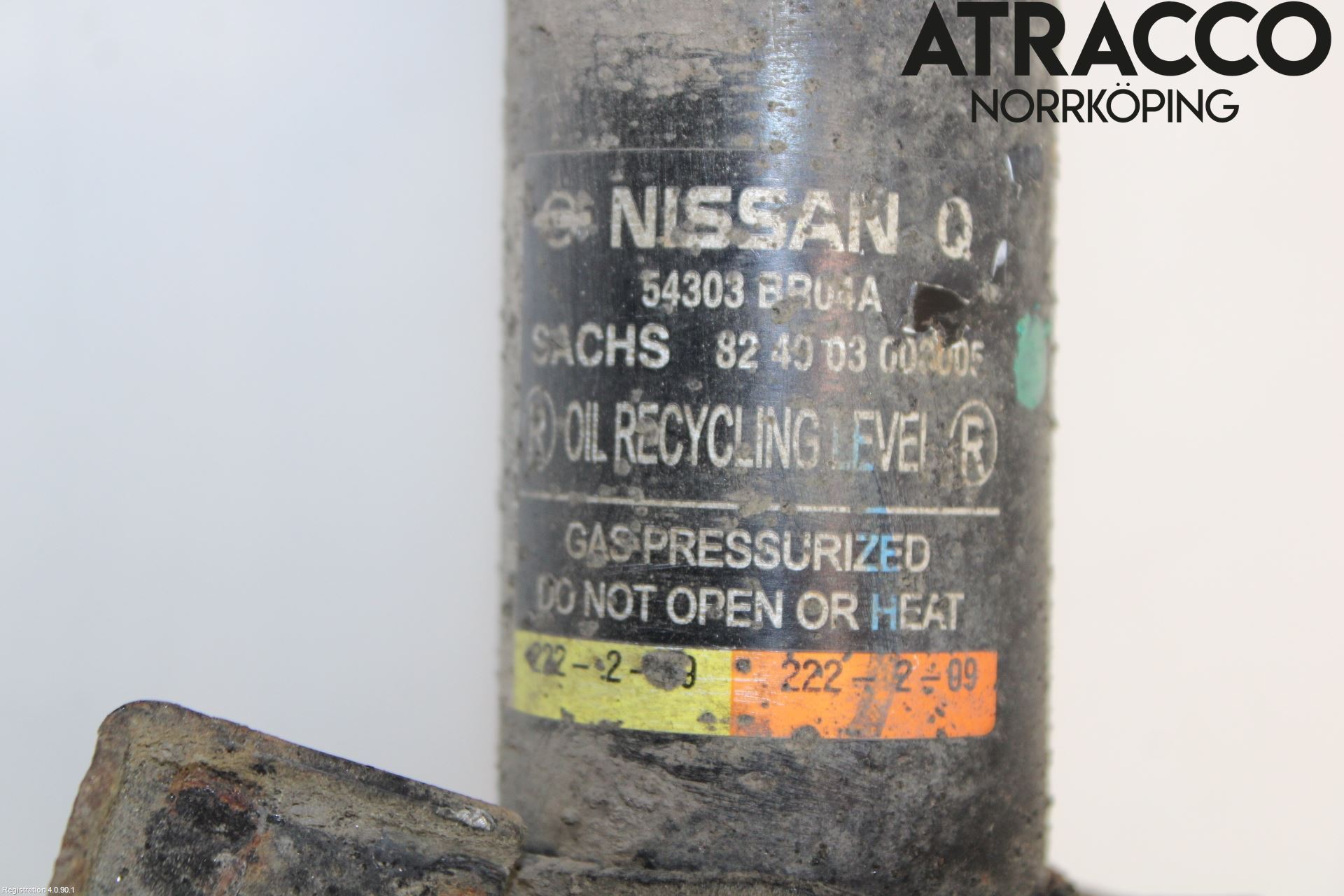 Nissan QASHQAI 10-14 Fjäderben Fram Vänster