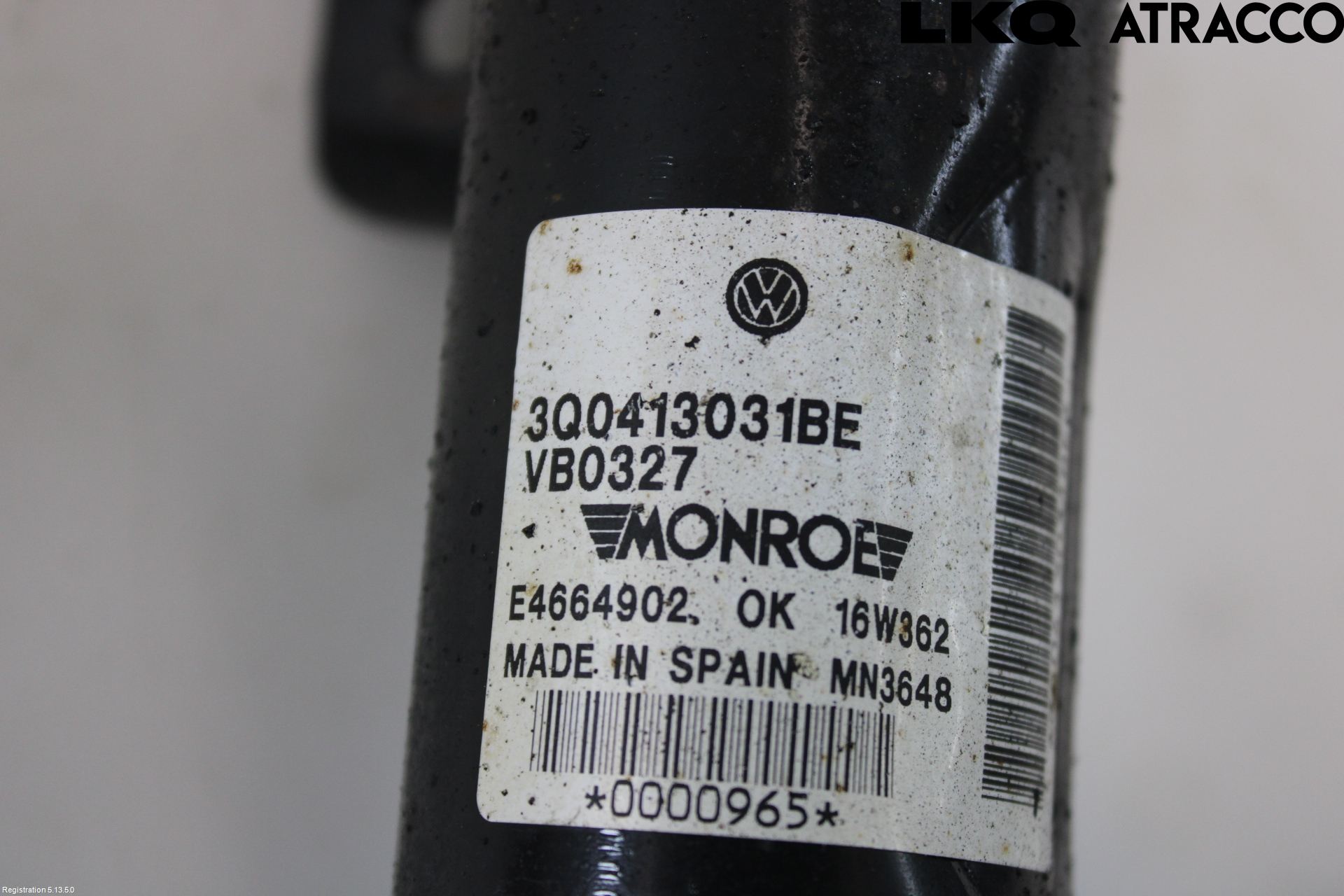 Volkswagen VW PASSAT 15-19 Fjäderben Fram Höger