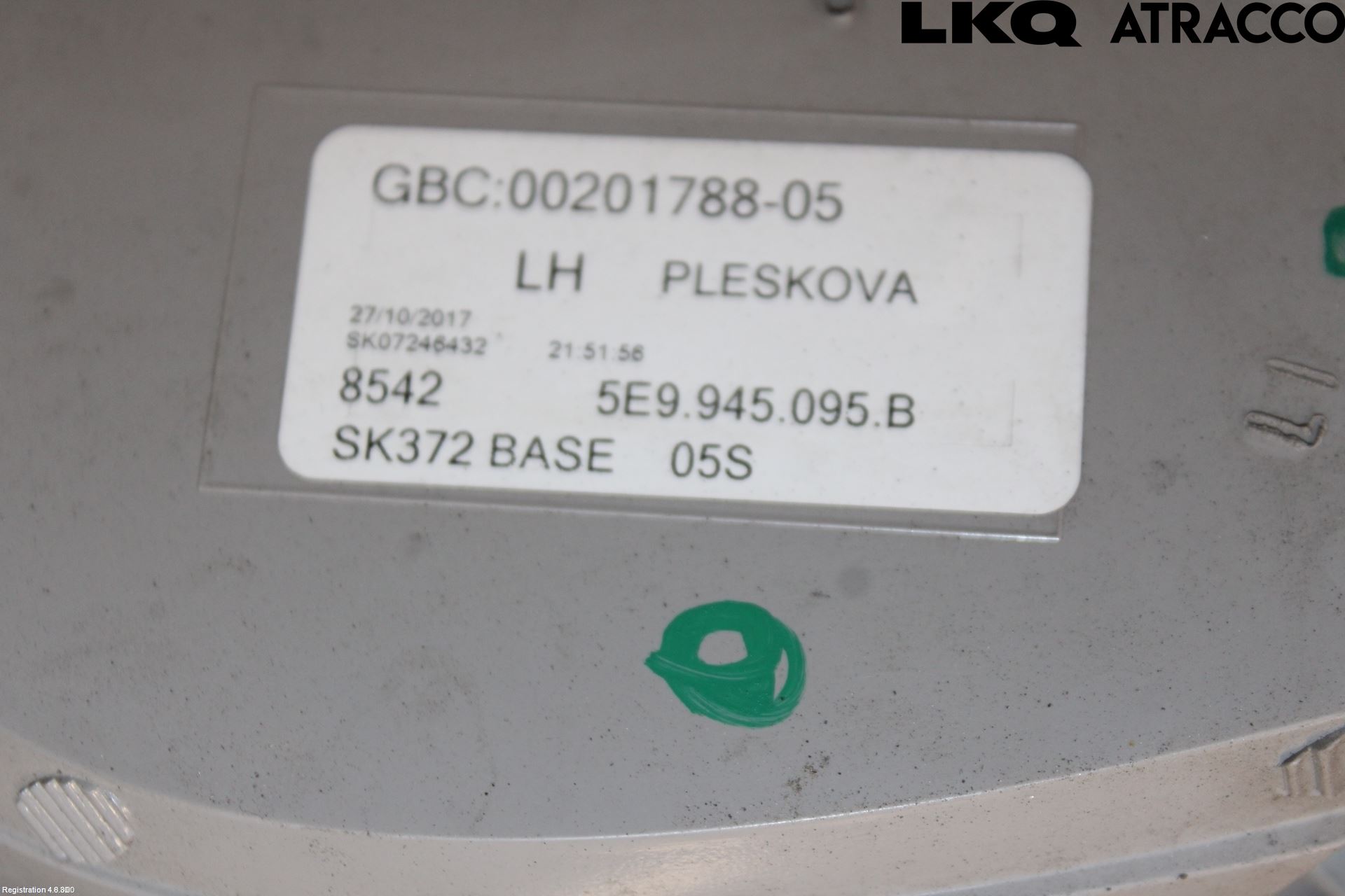 Skoda OCTAVIA (5E) 13-20 Bakljus Vänster