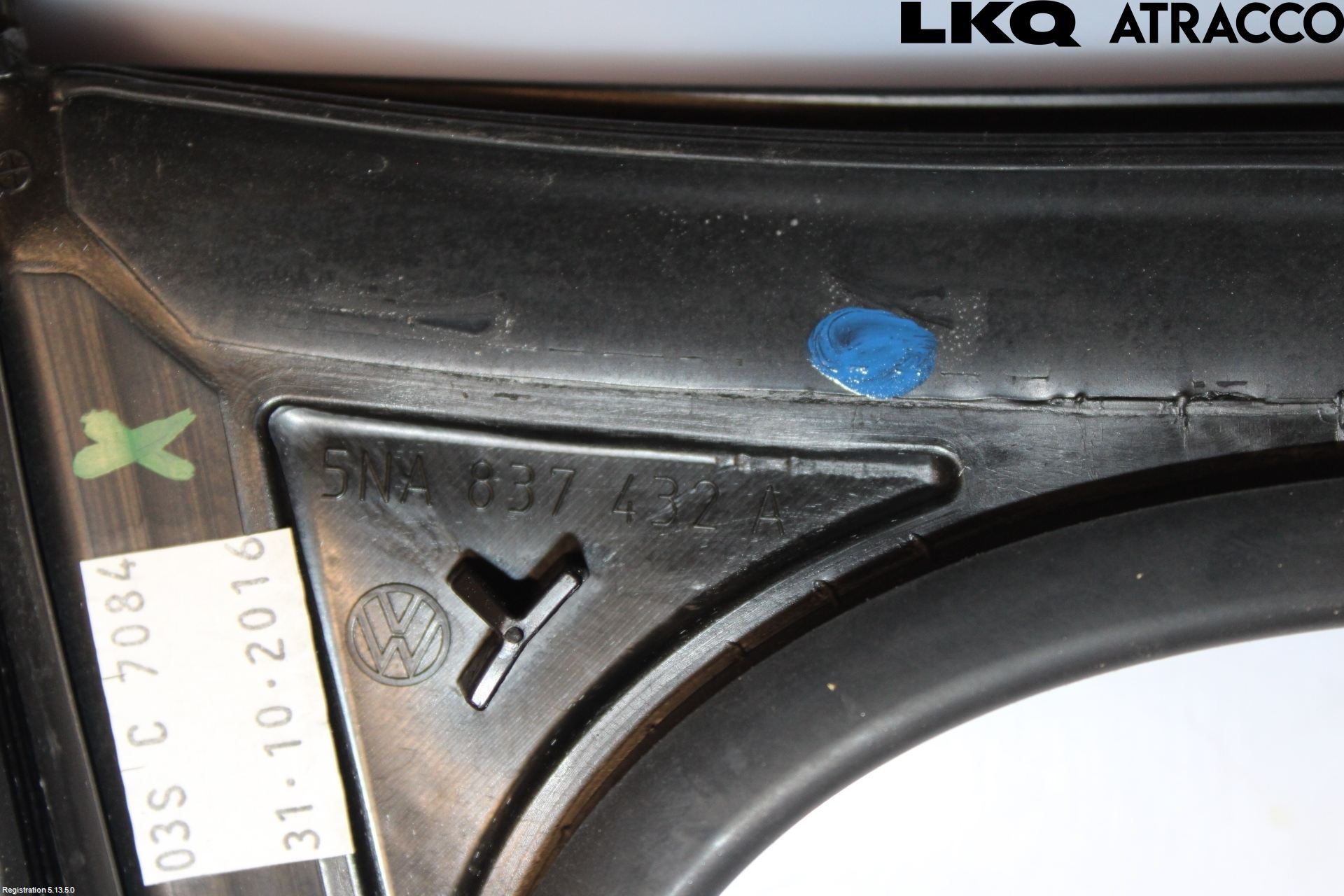 Volkswagen VW TIGUAN 16-24 Dörr Dekorlist Fram Hö