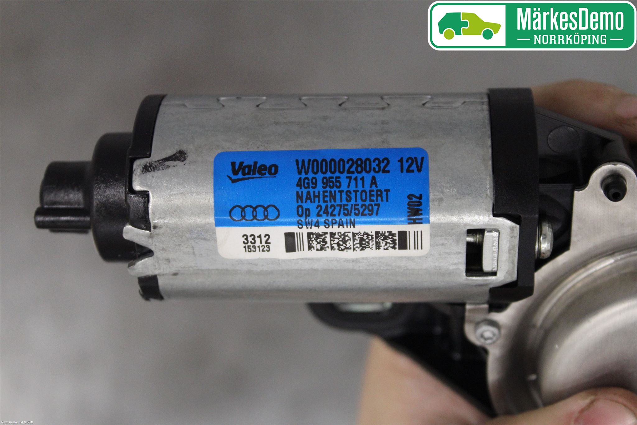 Audi A6/S6 4G 11-18 Torkarmotor Baklucka